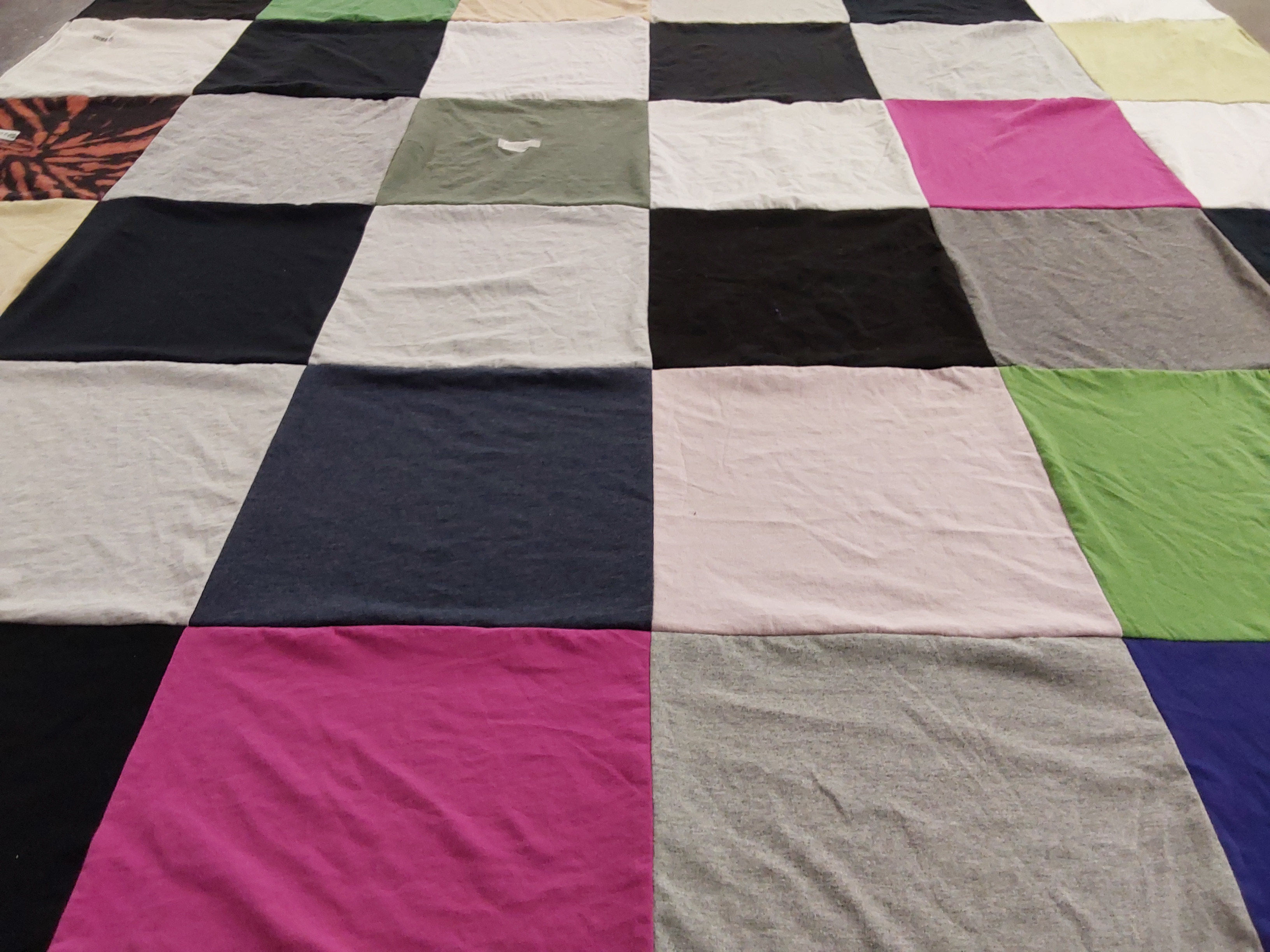 T-shirt quilt by Sue from NE