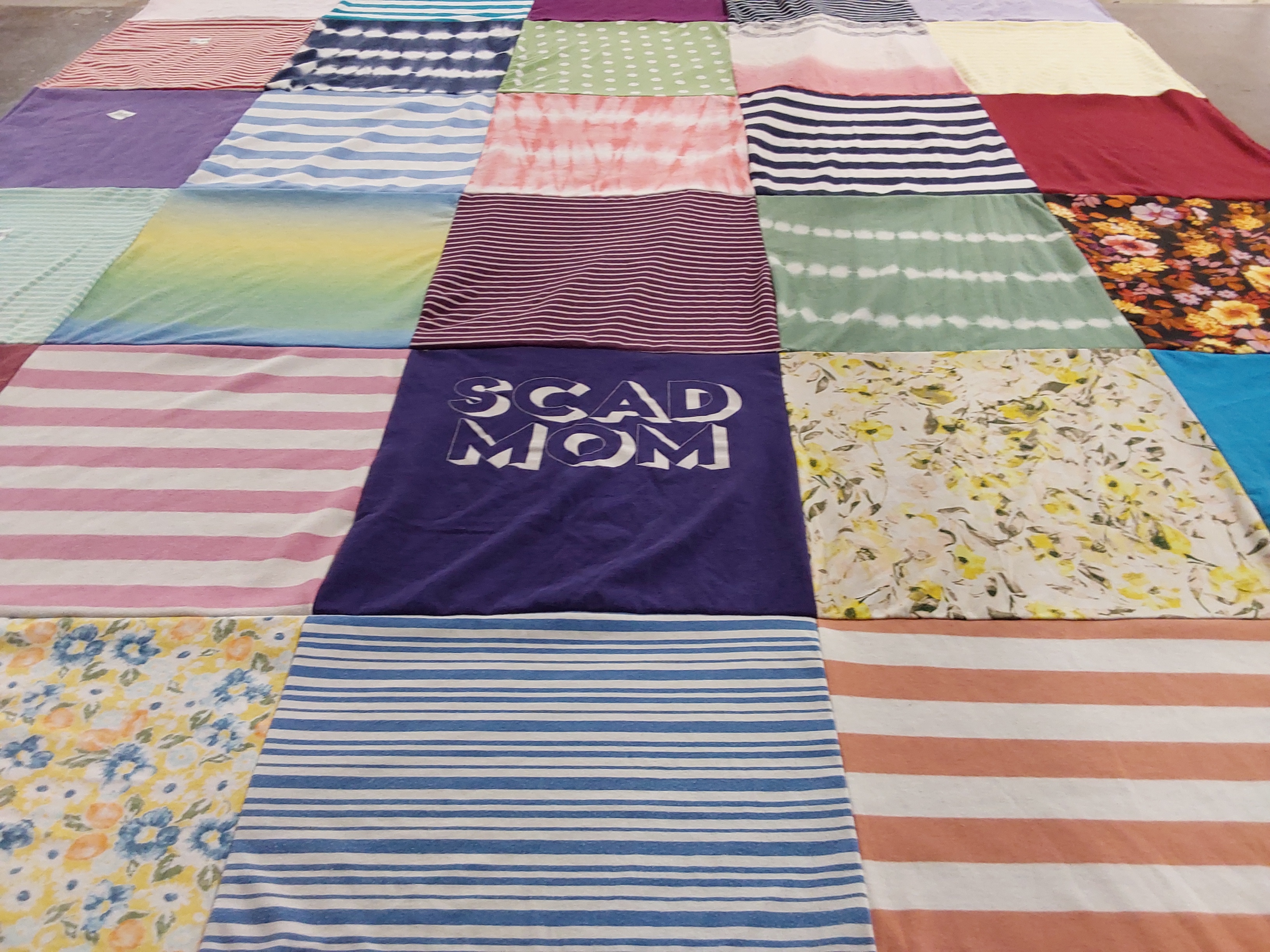 T-shirt quilt from savannah college of art and design by Brian from MD