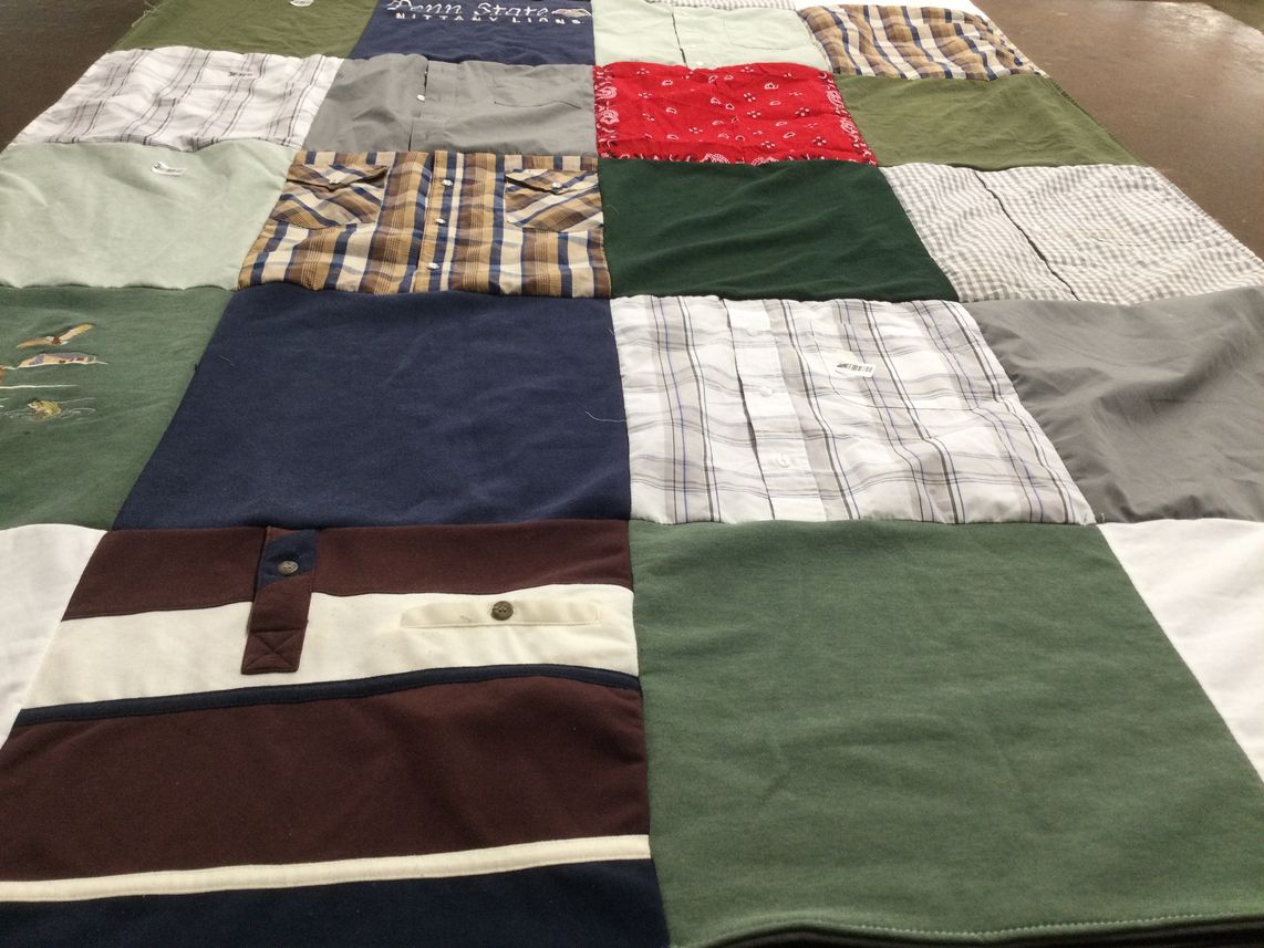 T-shirt quilt from penn state university by Amanda from VA