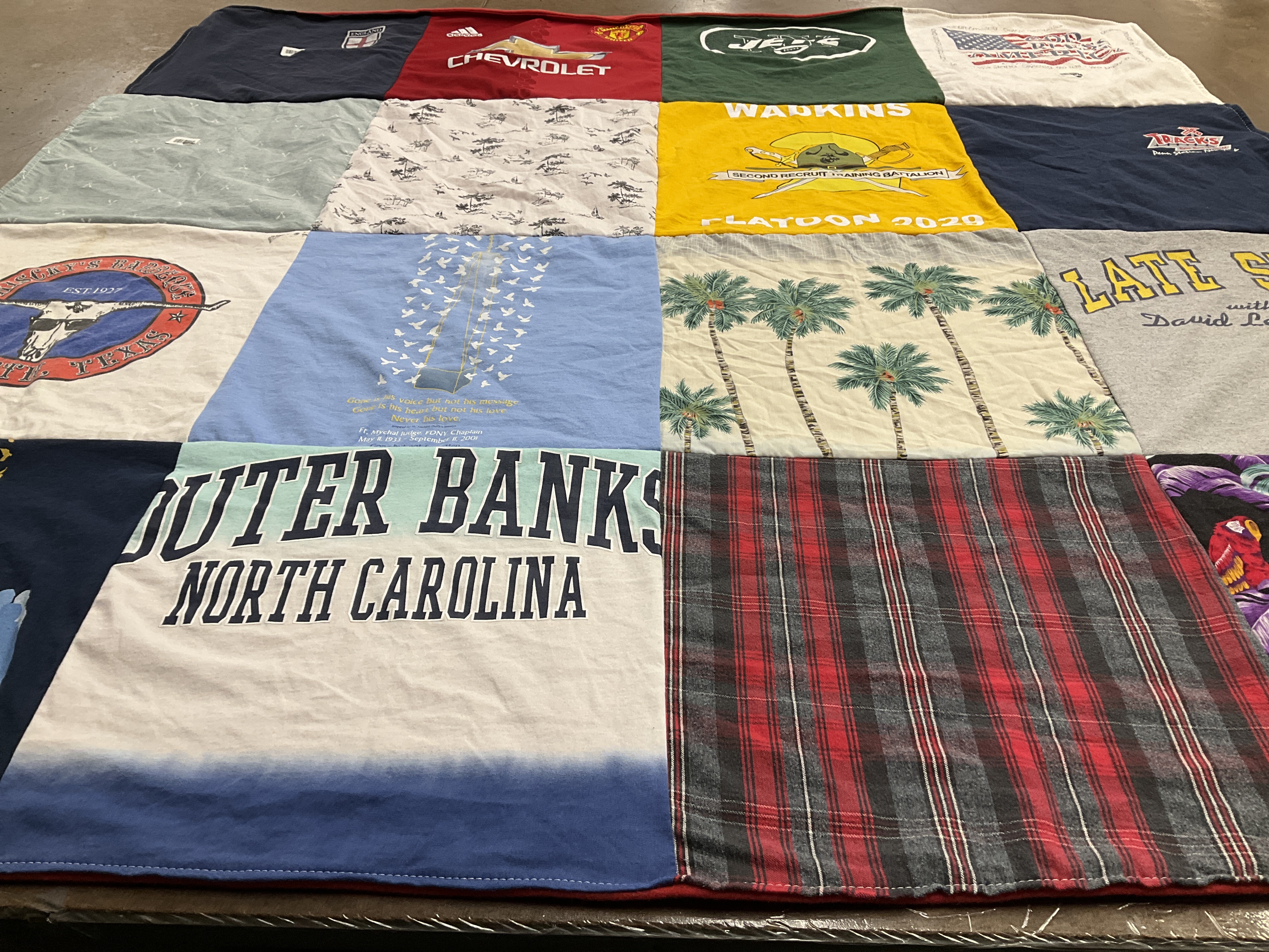 T-shirt quilt featuring new york jets by Theresa from NY