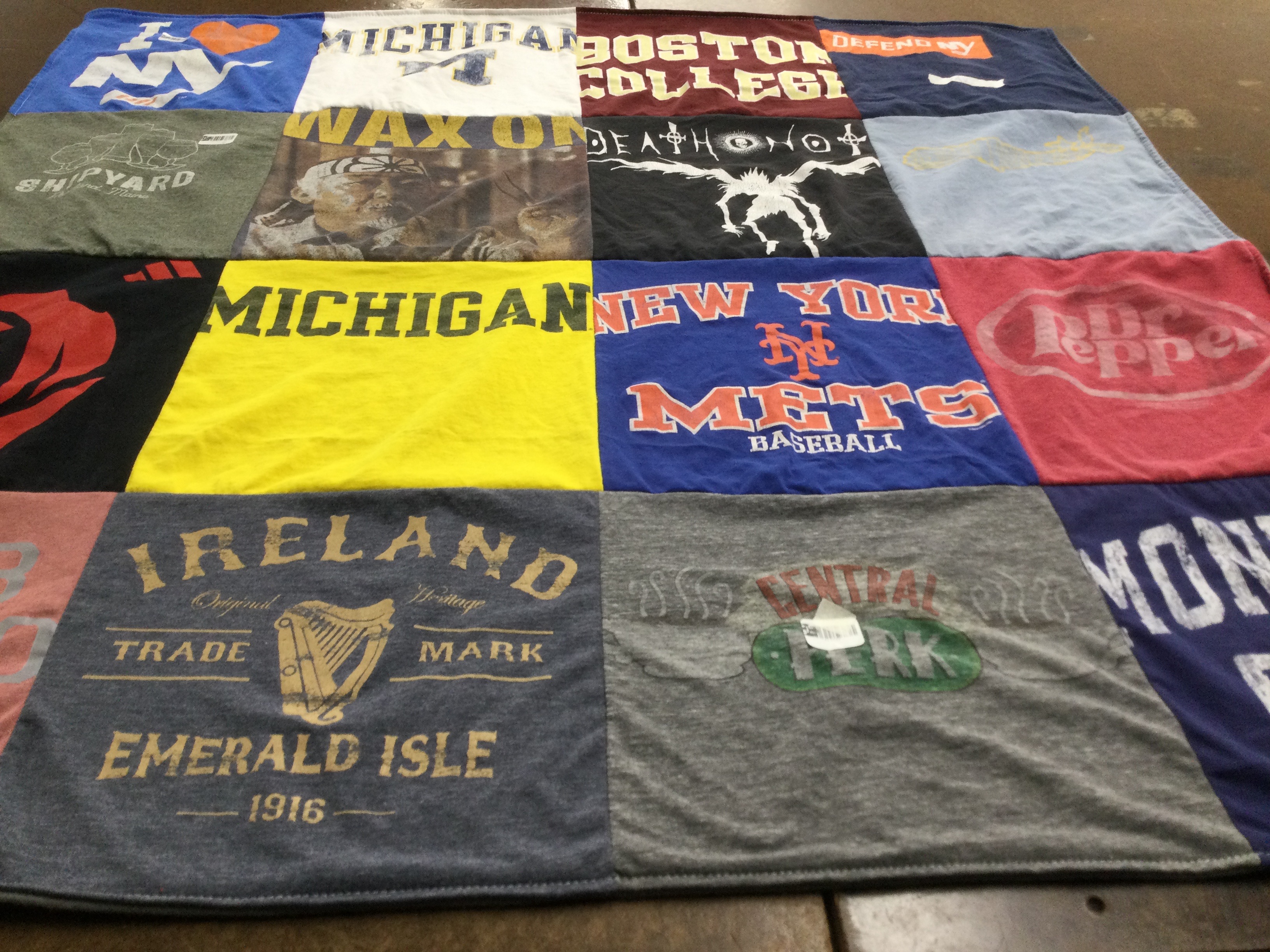 T-shirt quilt featuring new york mets by Sharon from NY