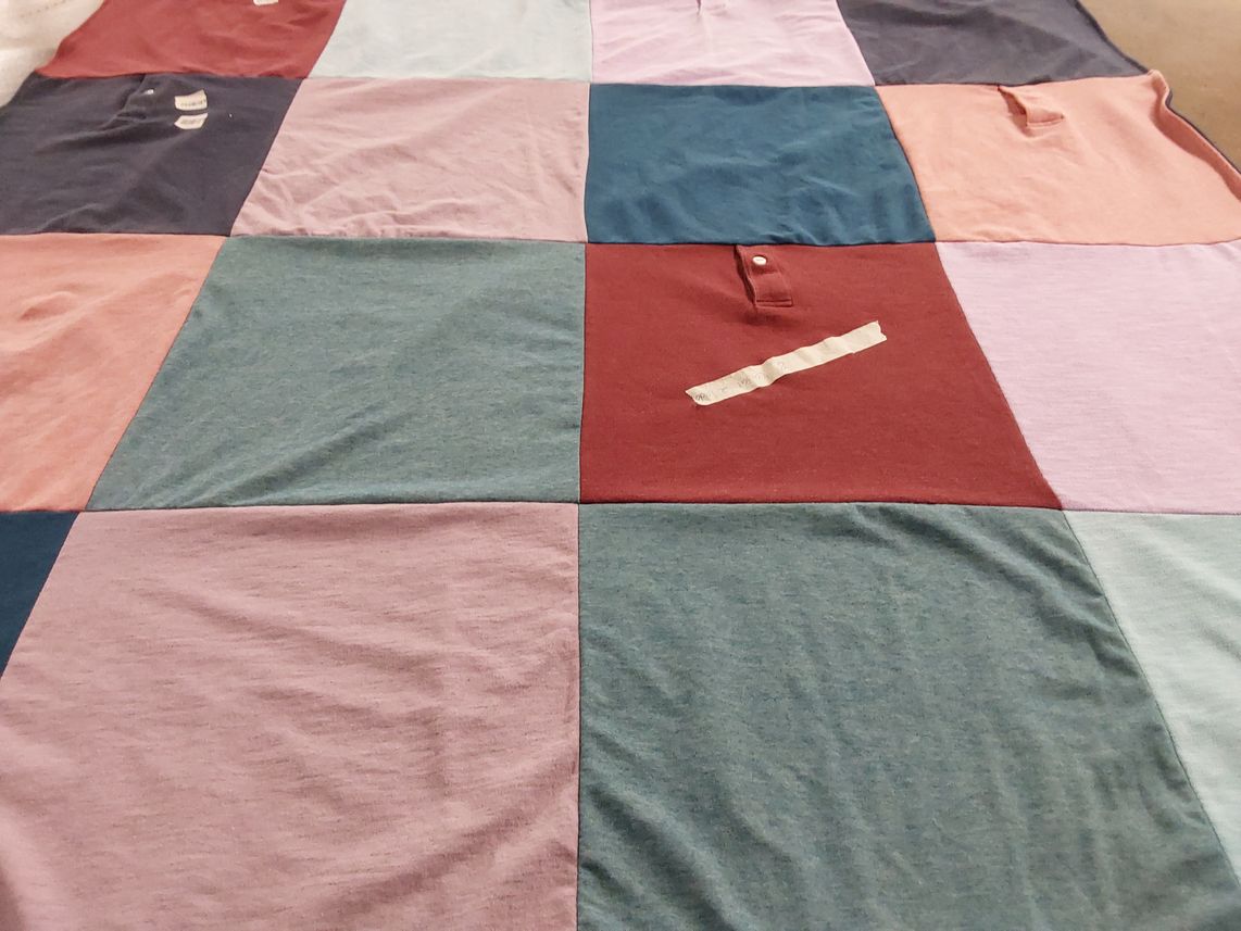 T-shirt quilt by Kerry from NE