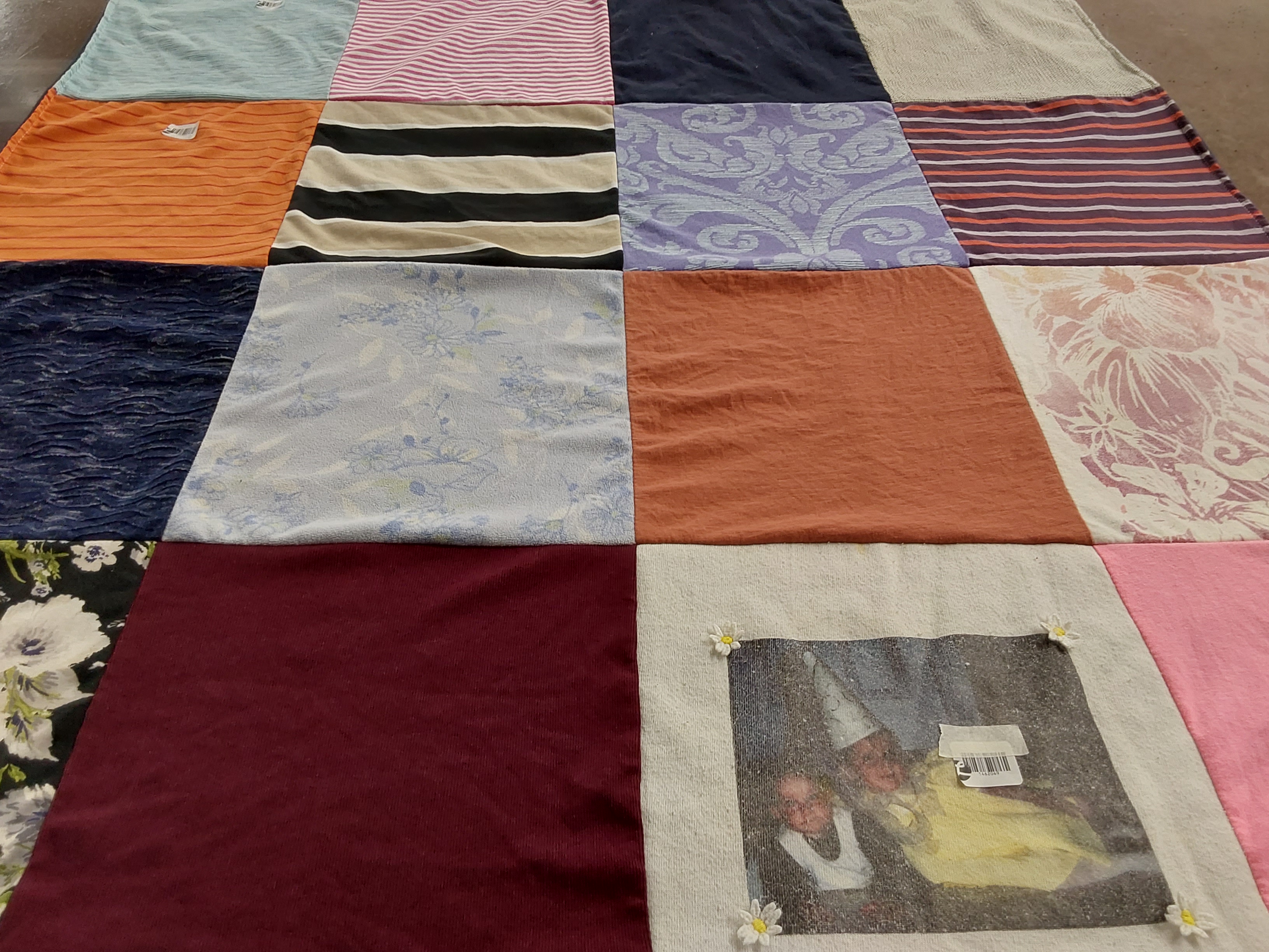 T-shirt quilt by RuthAnne from MI