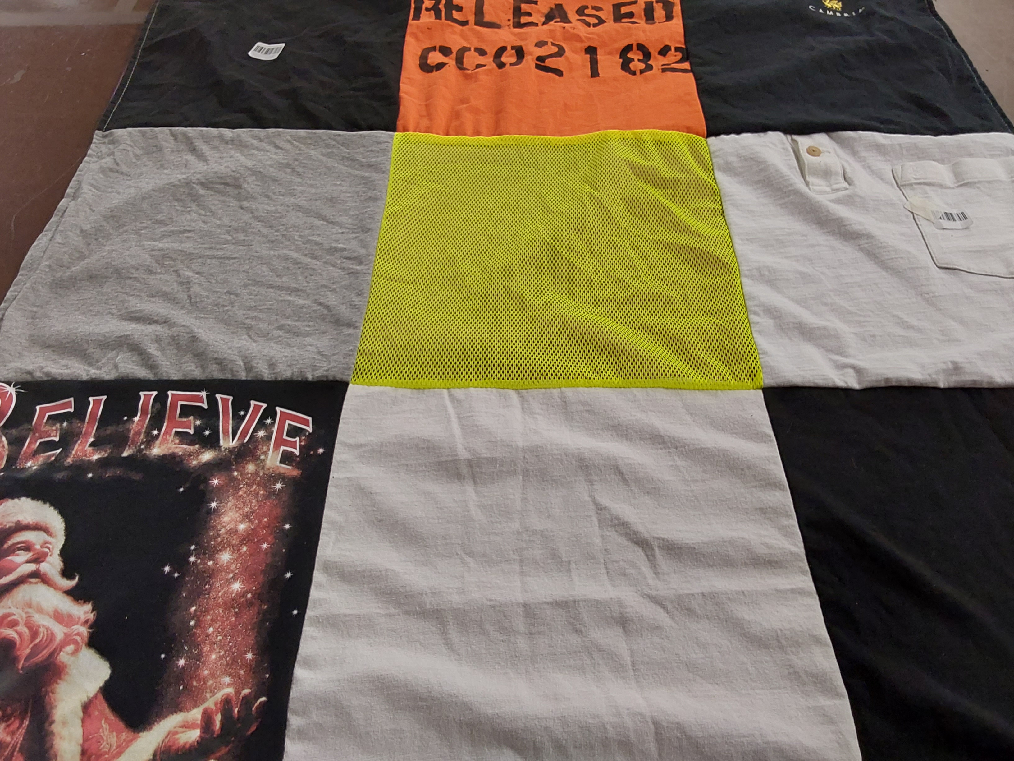 T-shirt quilt by Elisa from CA