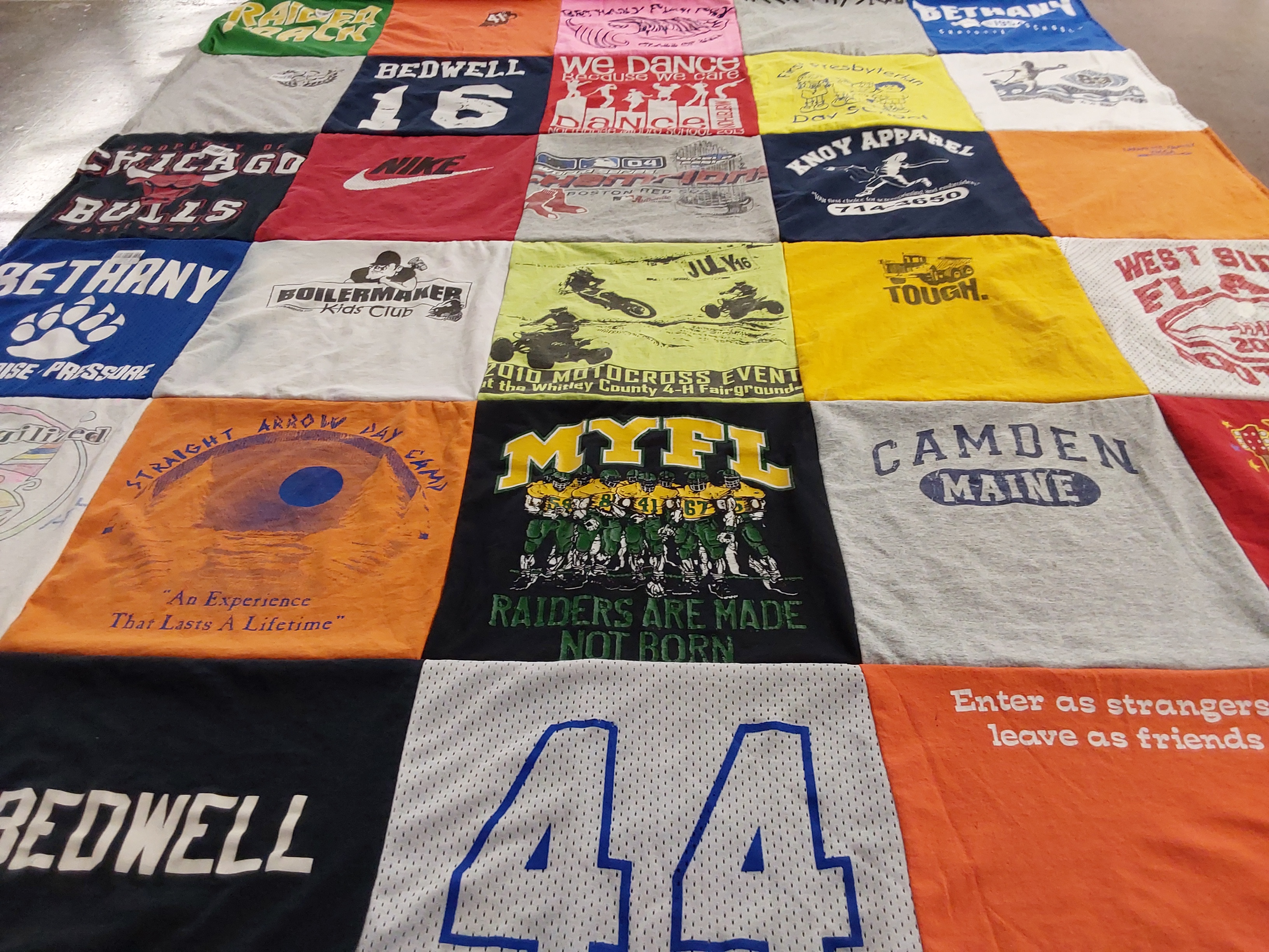T-shirt quilt featuring myfl by Lisa from GA