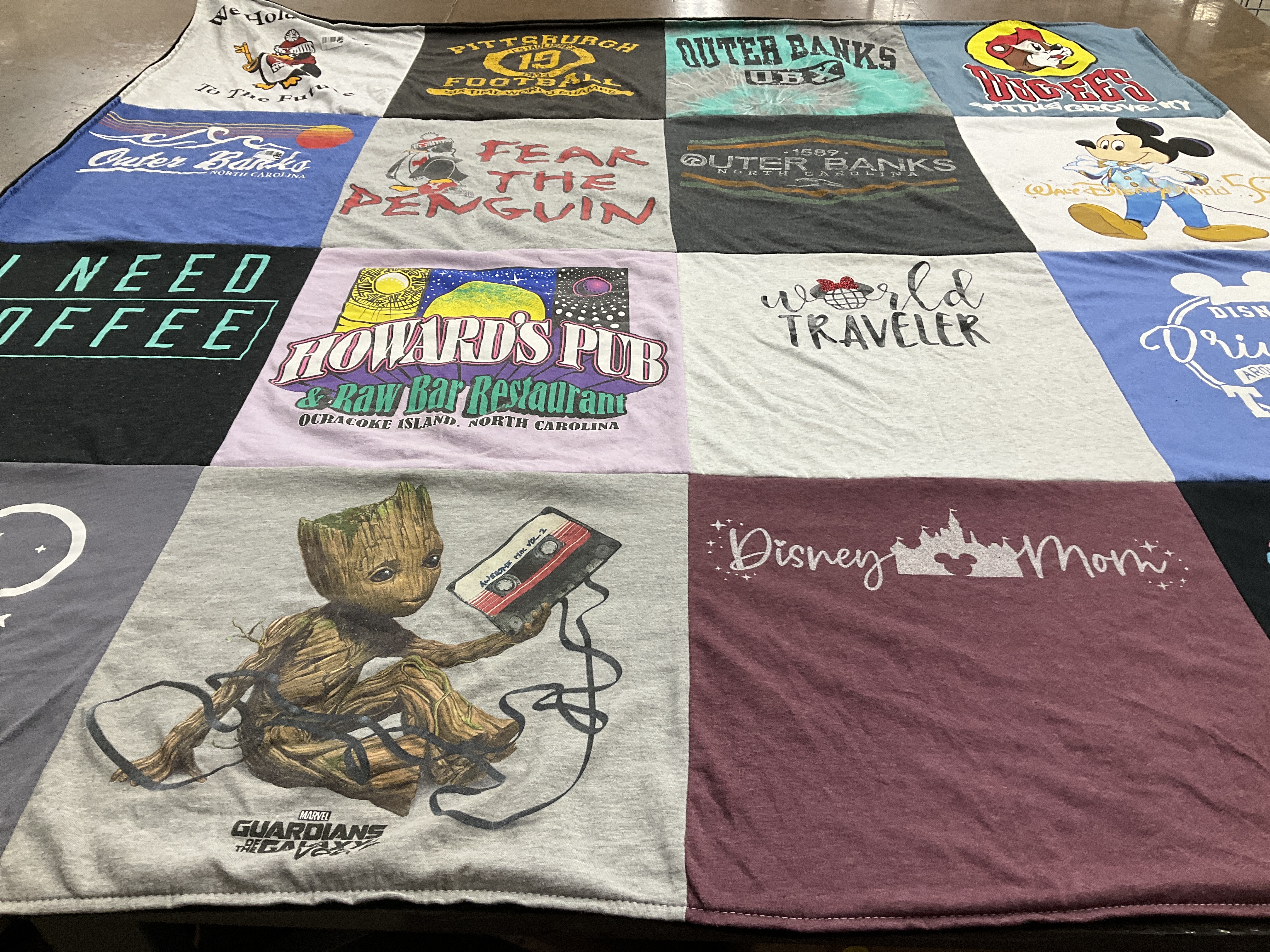 T-shirt quilt from pittsburgh football by Amanda from PA