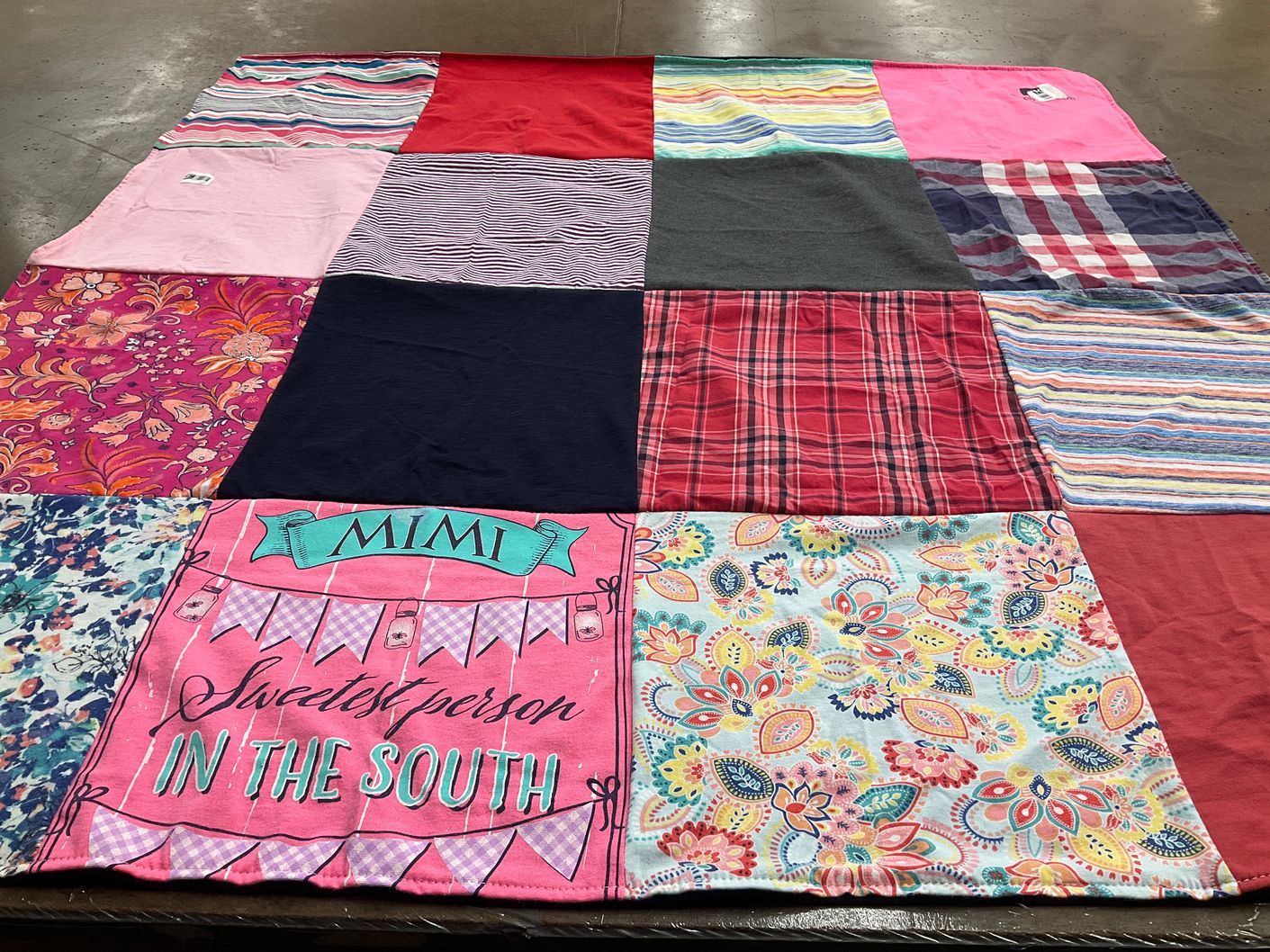 T-shirt quilt by Kristi from TN