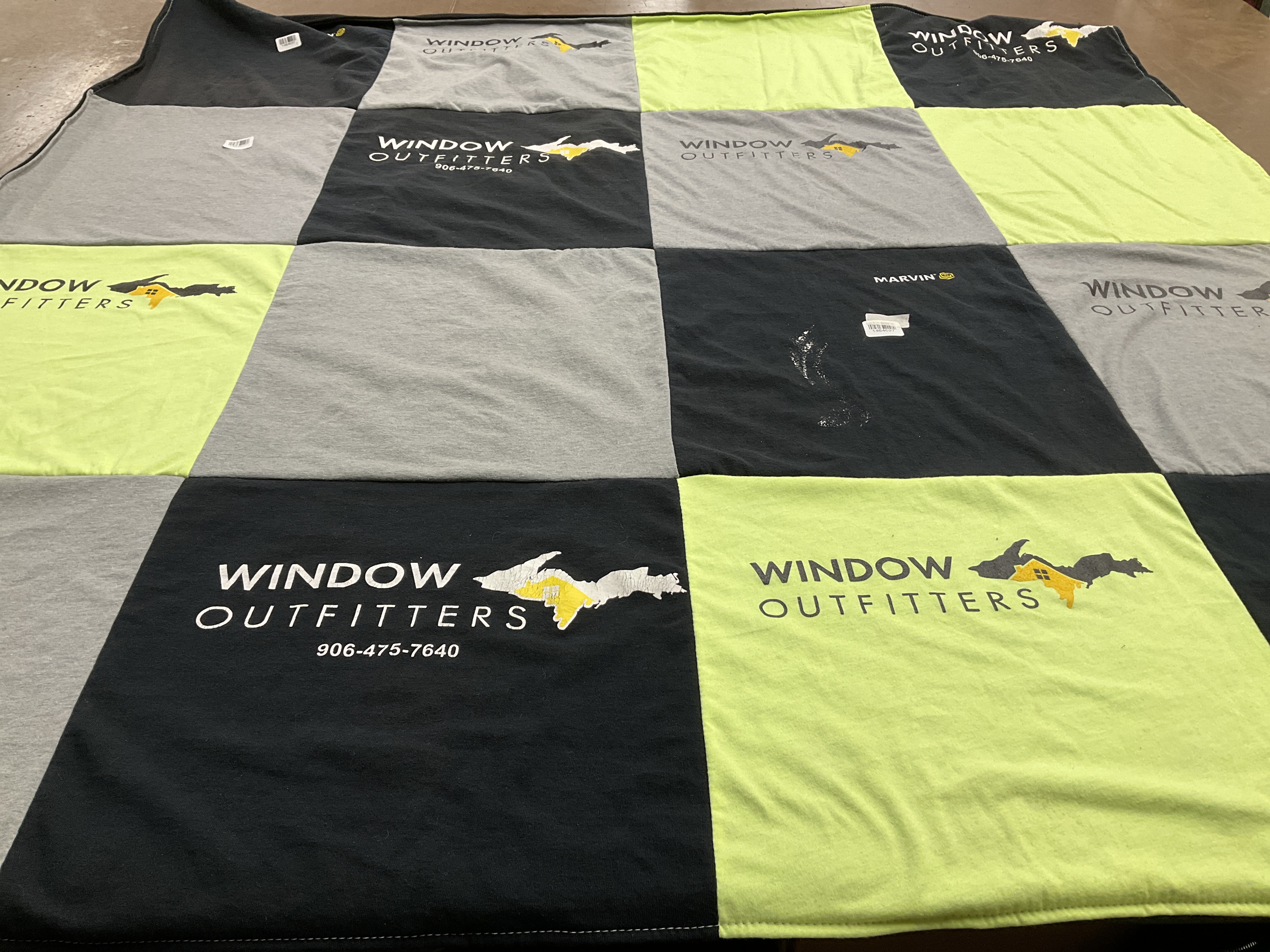 T-shirt quilt by NANCY from MI
