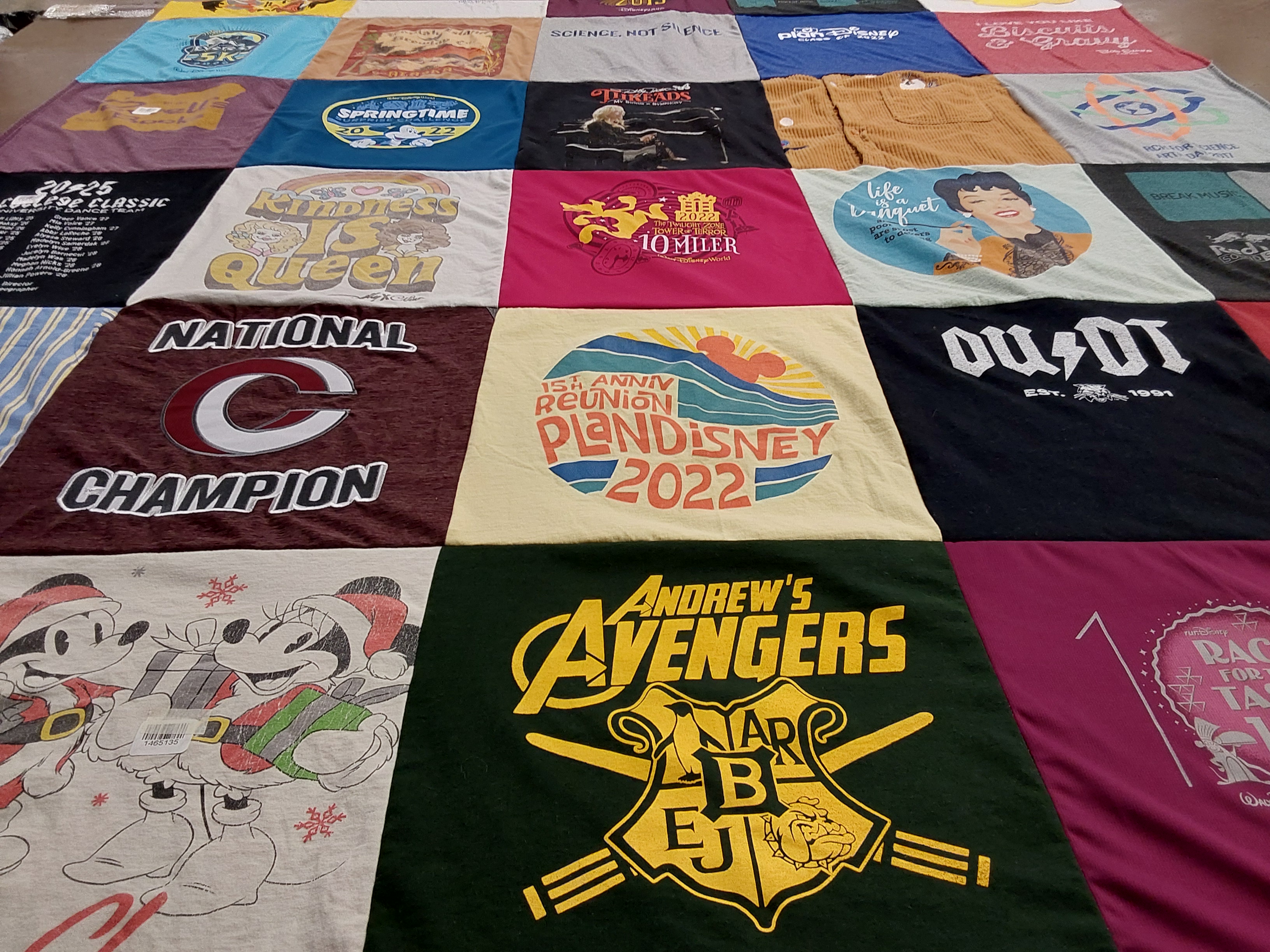 T-shirt quilt featuring not available by Ryan from OH