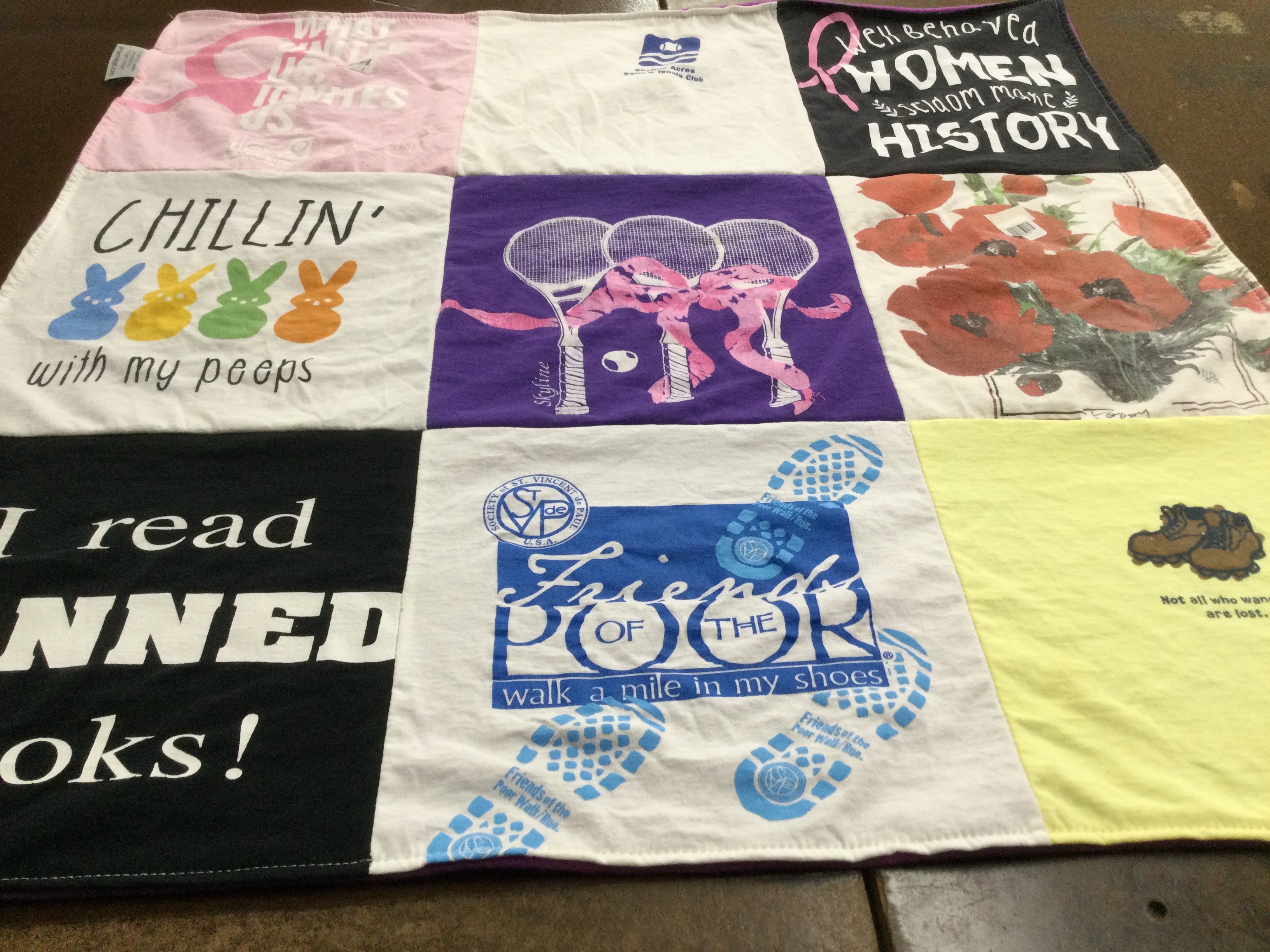 T-shirt quilt from colorado state university by Virginia from CO