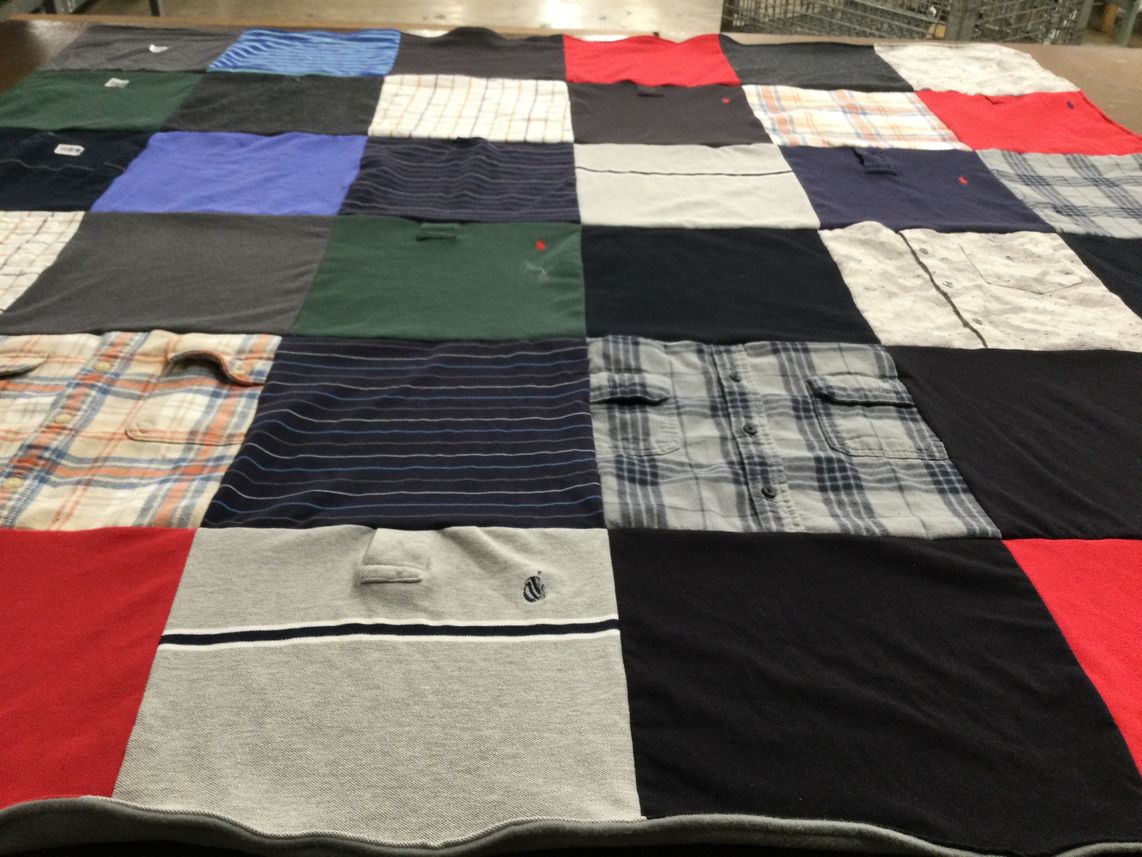 T-shirt quilt with fashion, crafts themes by Jennifer from NY