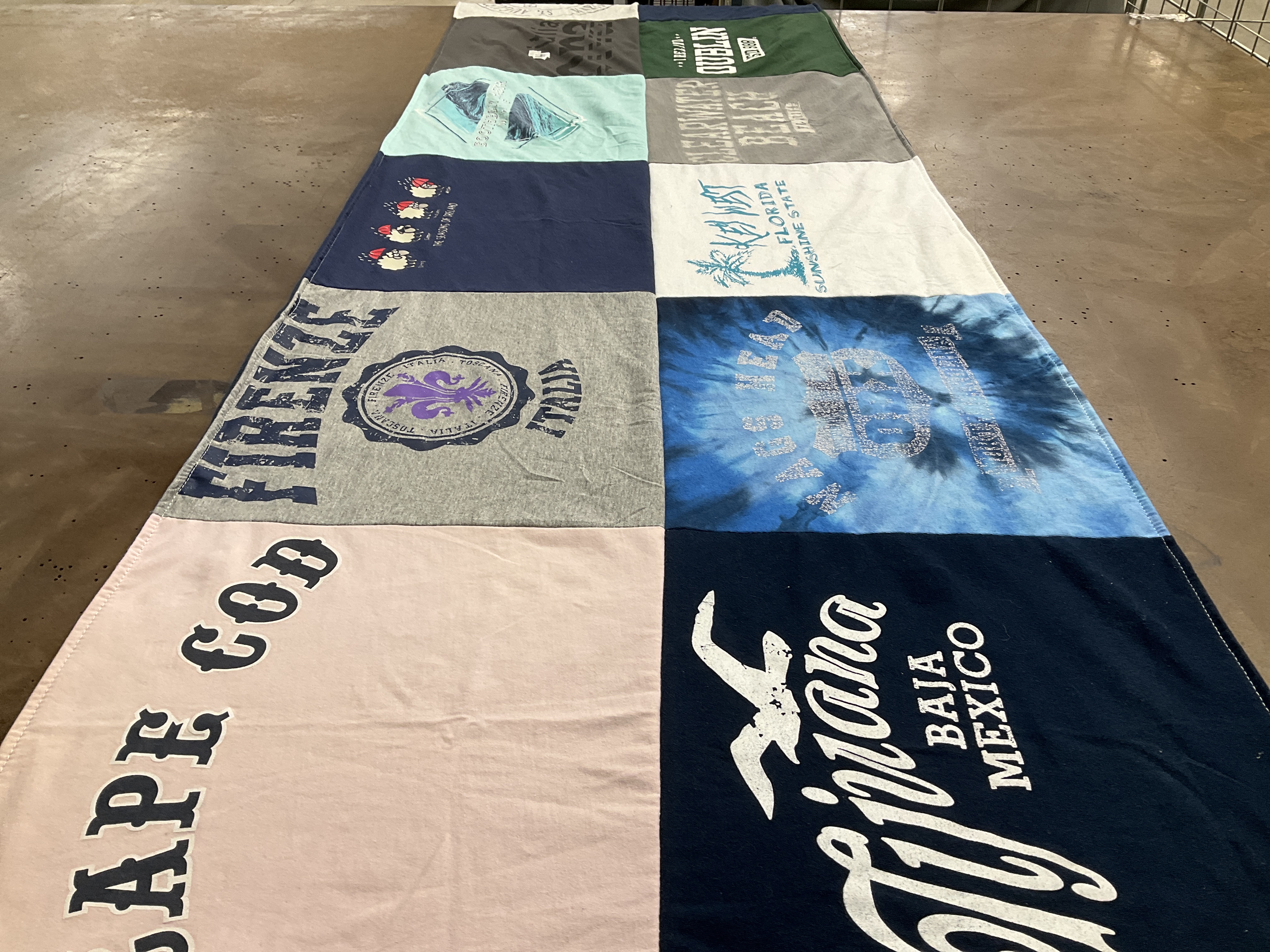 T-shirt quilt from florida state university by Sarah from MA