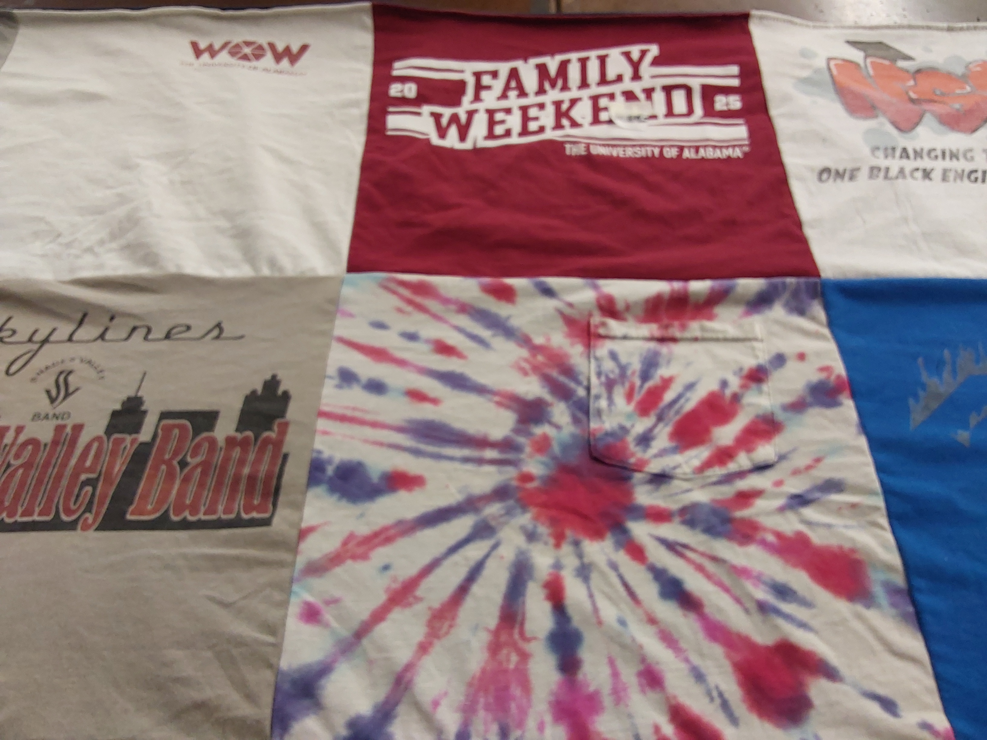 T-shirt quilt from the university of alabama by Demica from AL