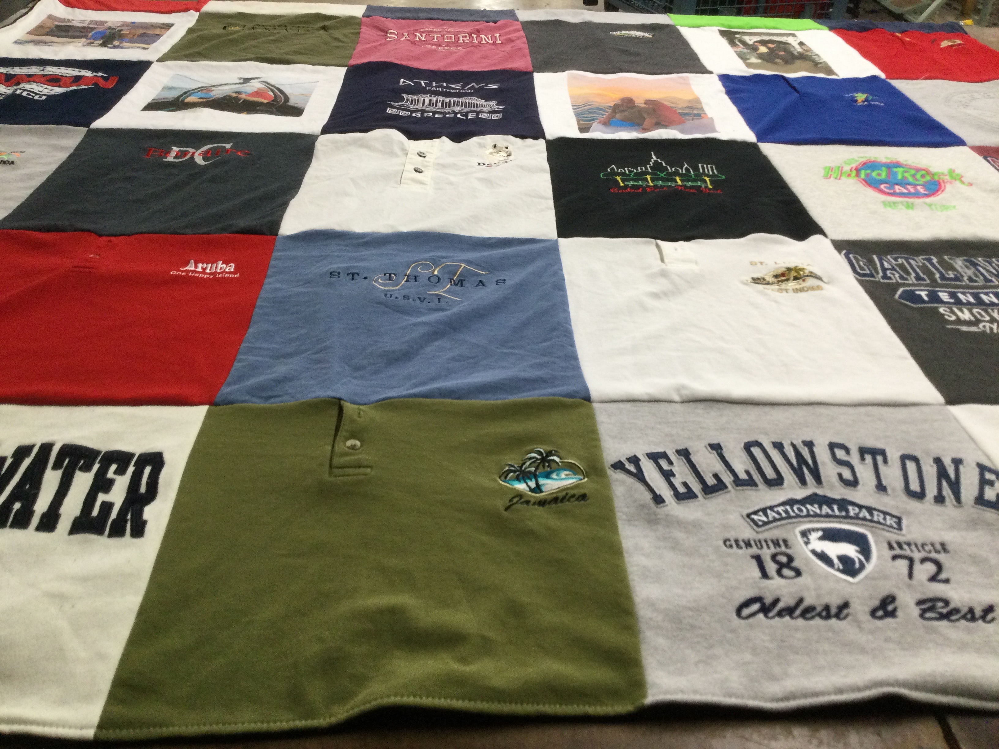 T-shirt quilt from st thomas university by Thomas from TN