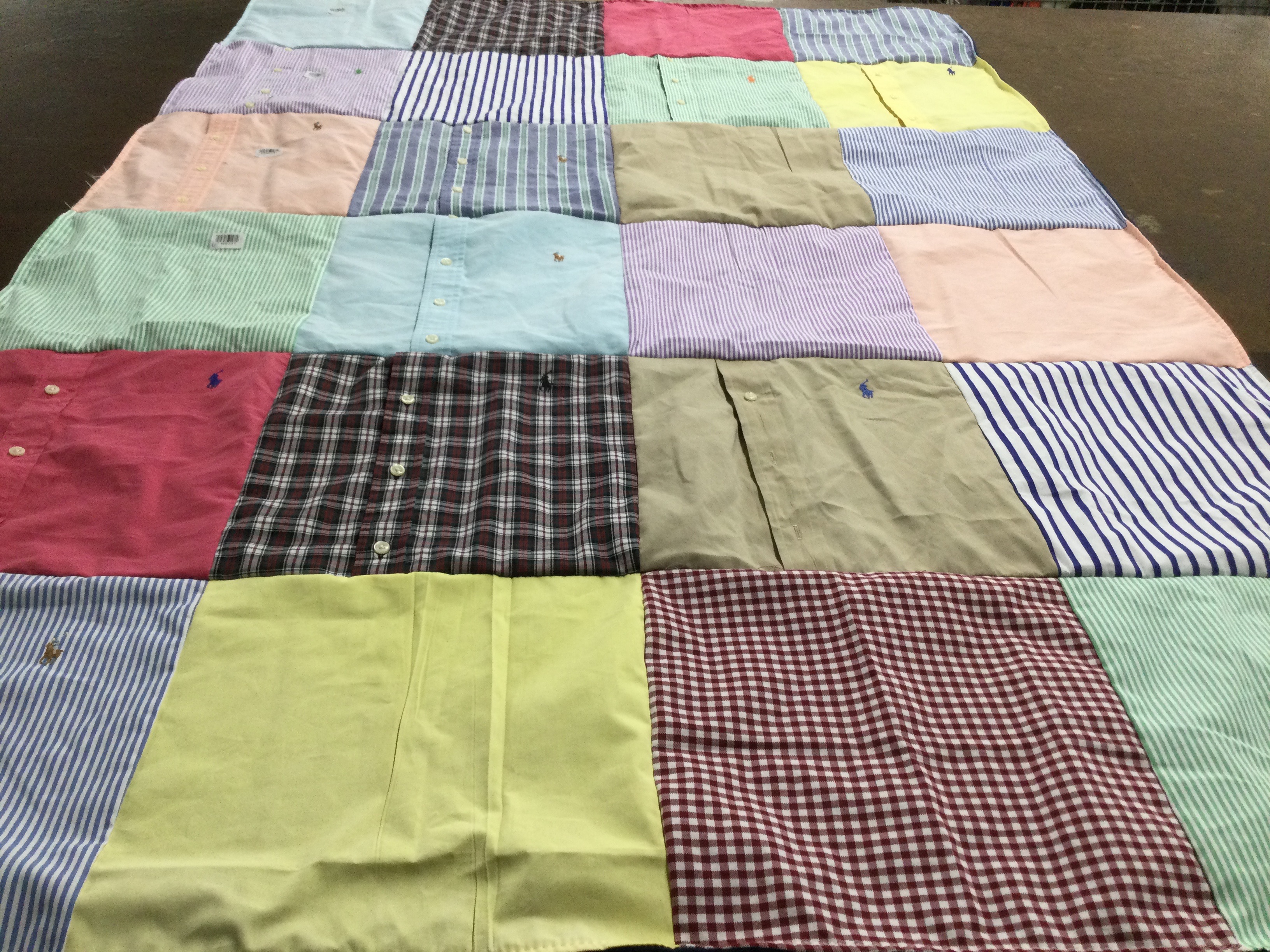 T-shirt quilt with sewing, quilting themes by Denise from FL