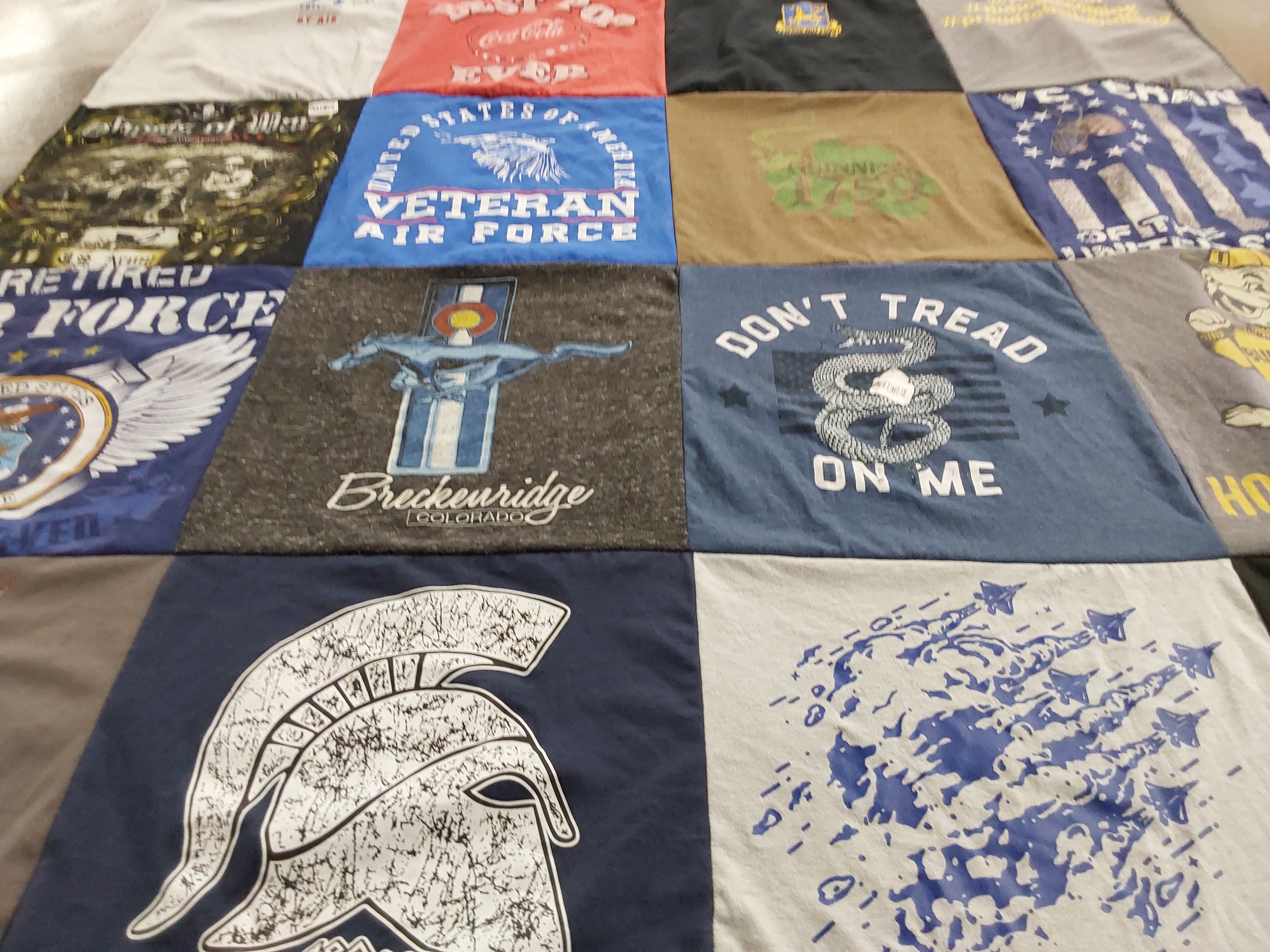 T-shirt quilt from michigan state university by Patrick from AZ