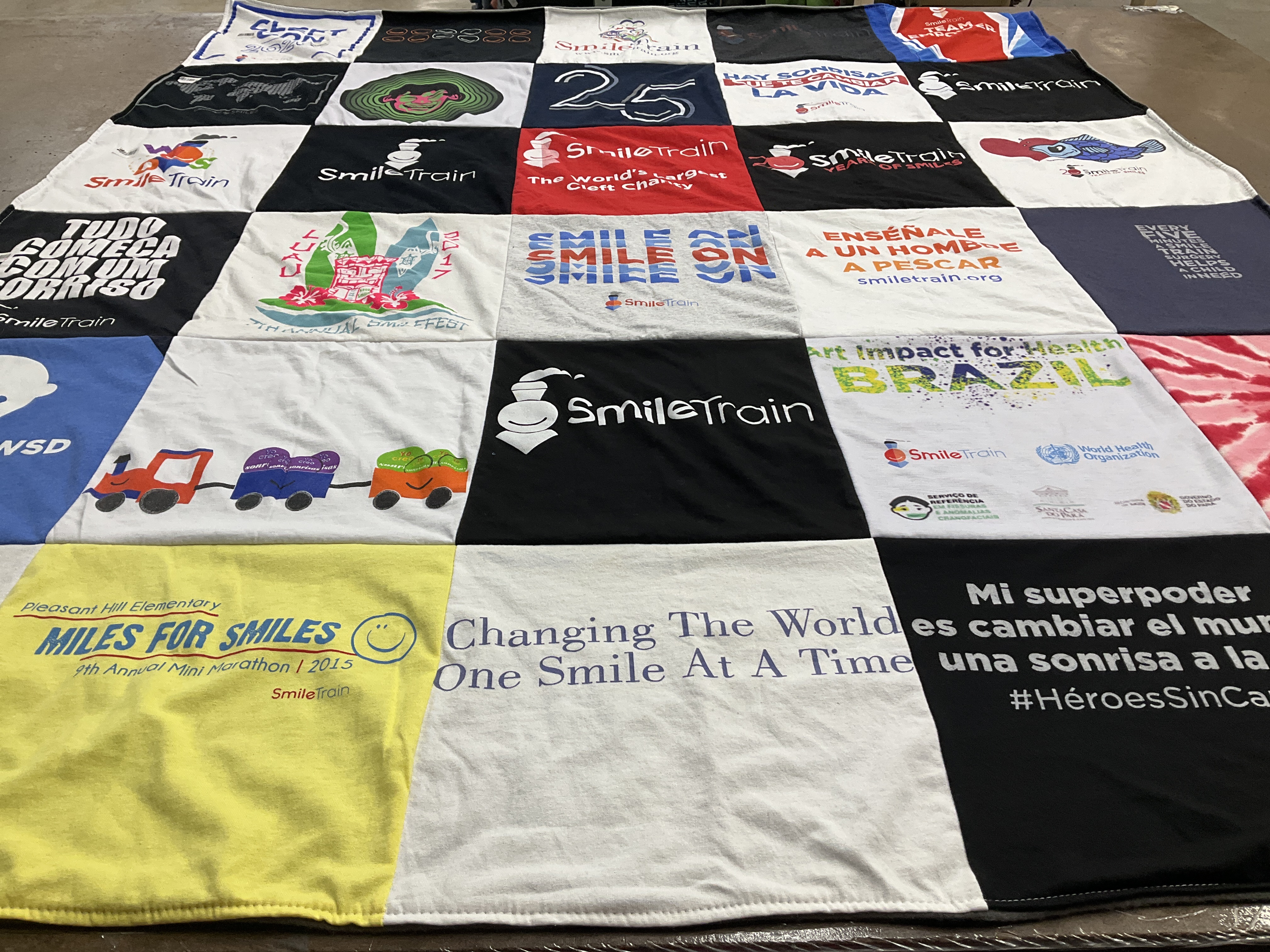 T-shirt quilt from pleasant hill elementary school by Shannon from VA