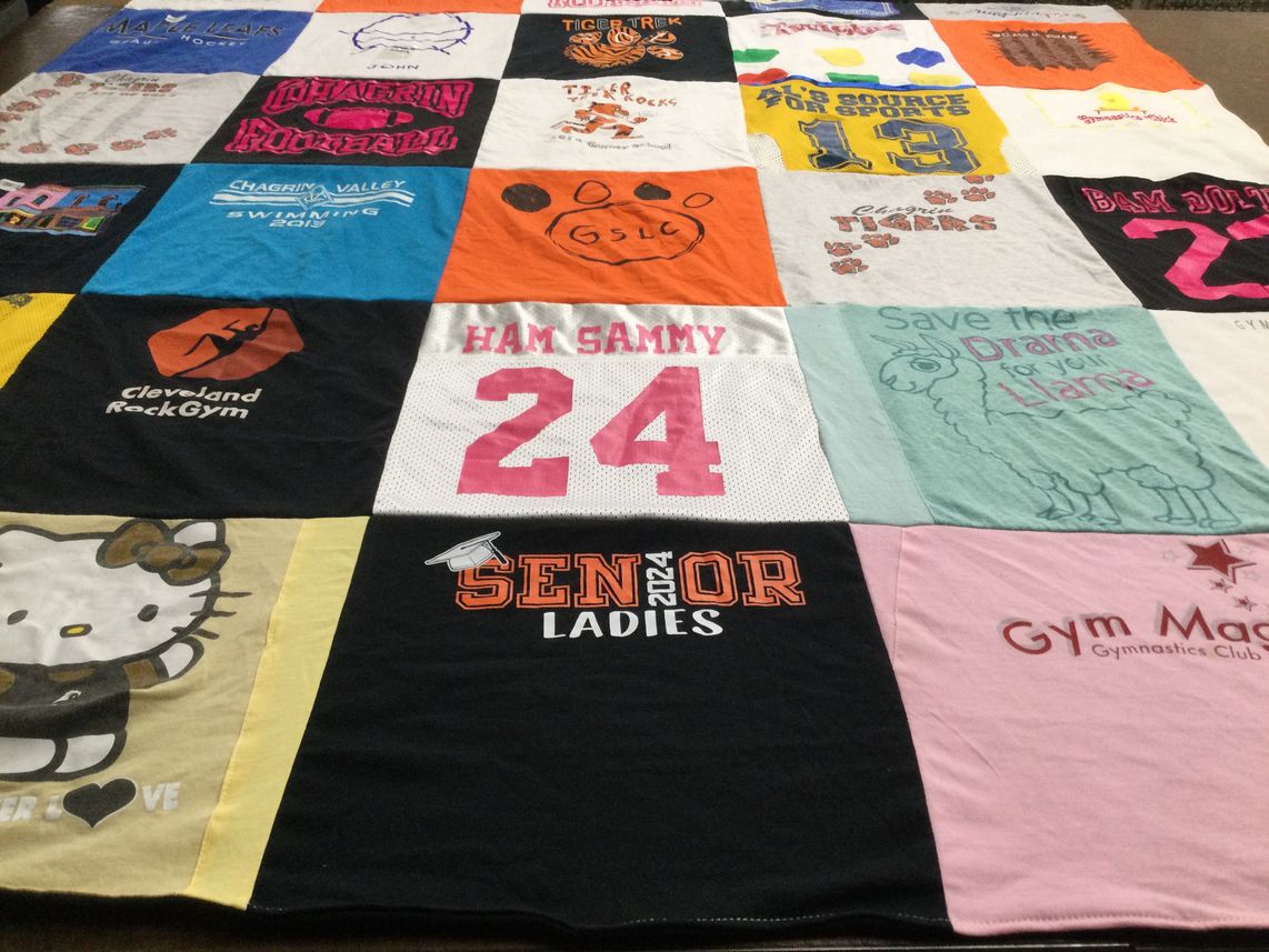 T-shirt quilt from chagrin valley swimming by Michael from OH