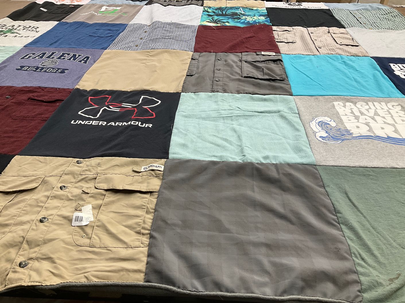 T-shirt quilt from galena high school by Jessica from MO