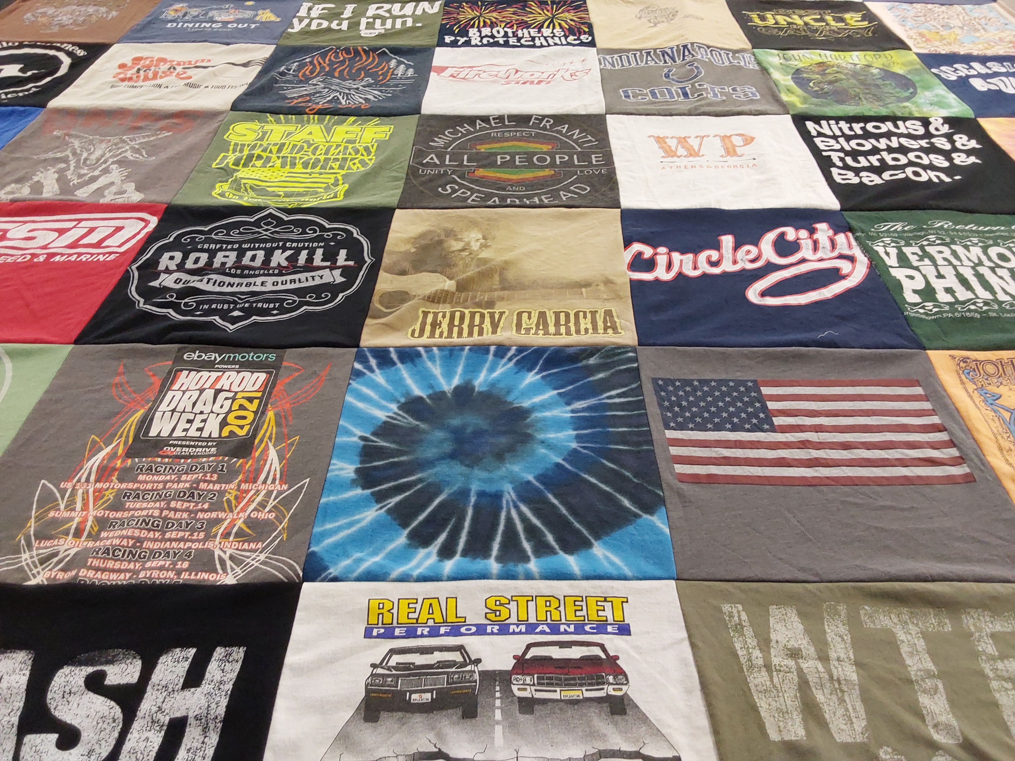 T-shirt quilt featuring indiana colts by Windy from IN