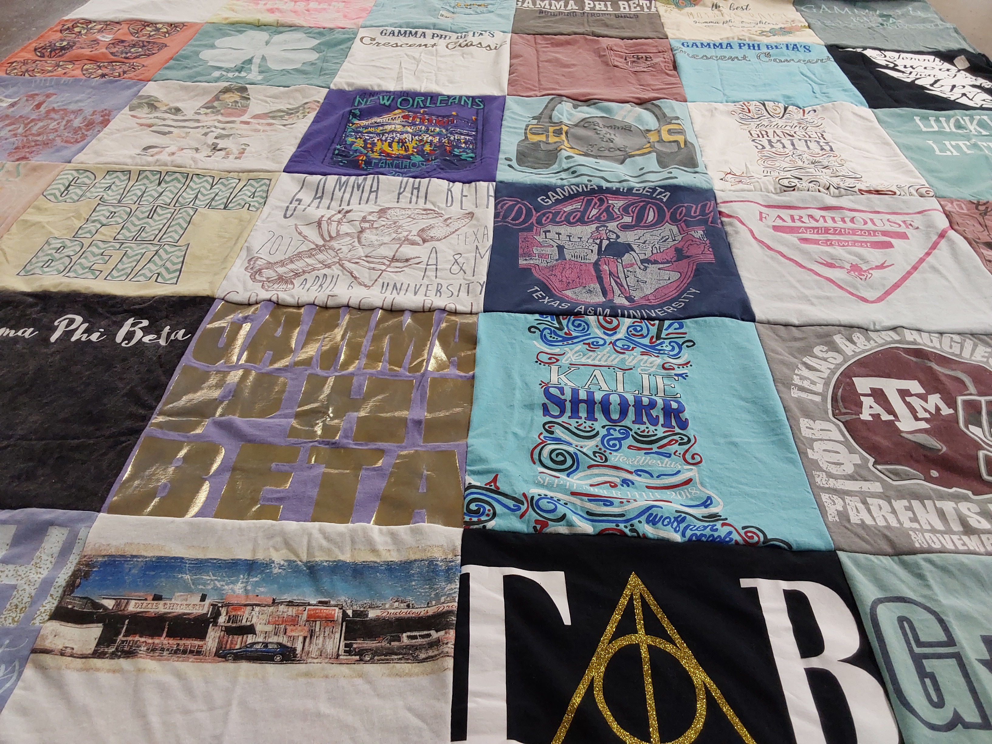 T-shirt quilt featuring texas a&m university by Ronda from TX