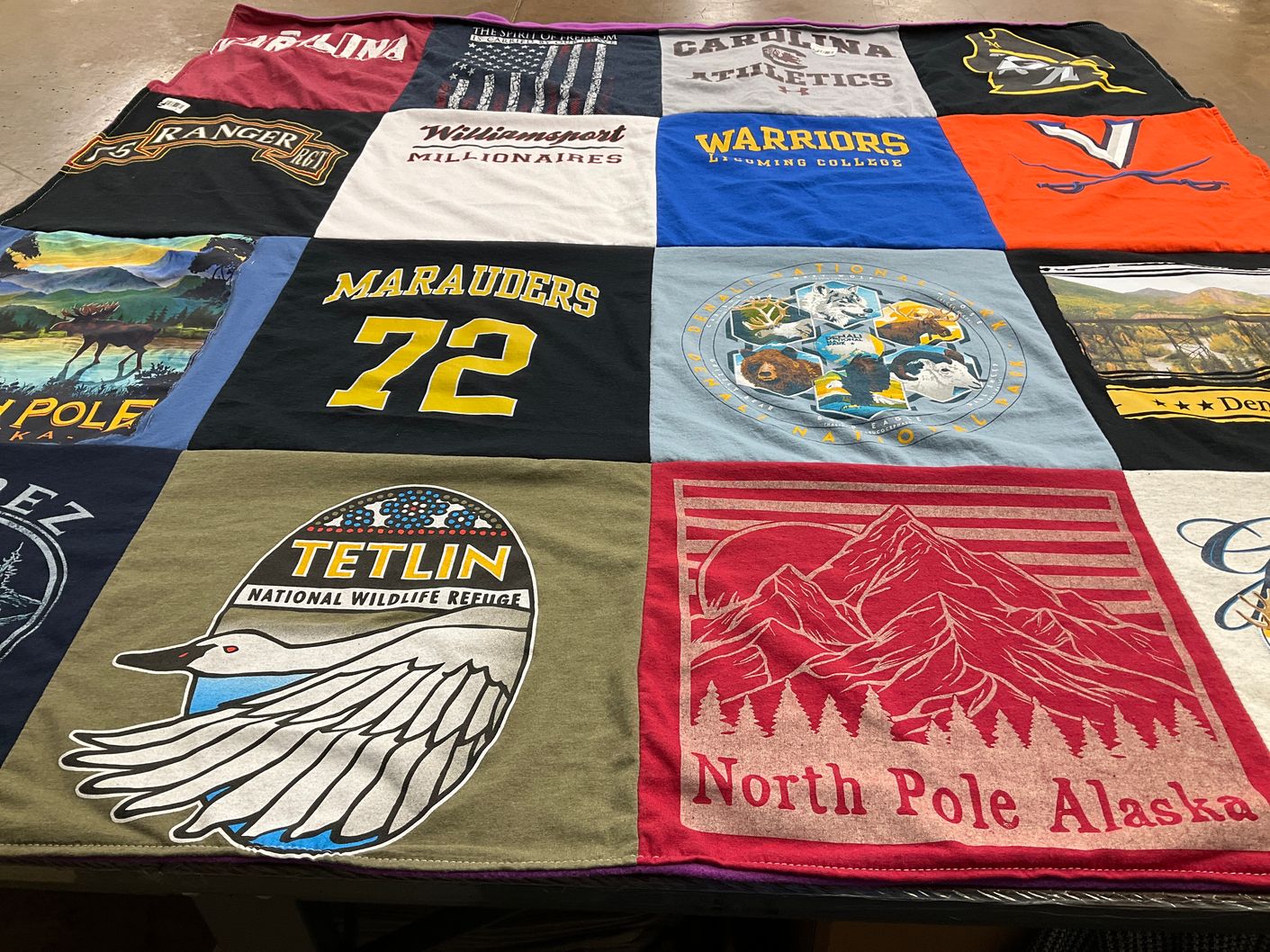 T-shirt quilt featuring william sport millionaires by David from FL