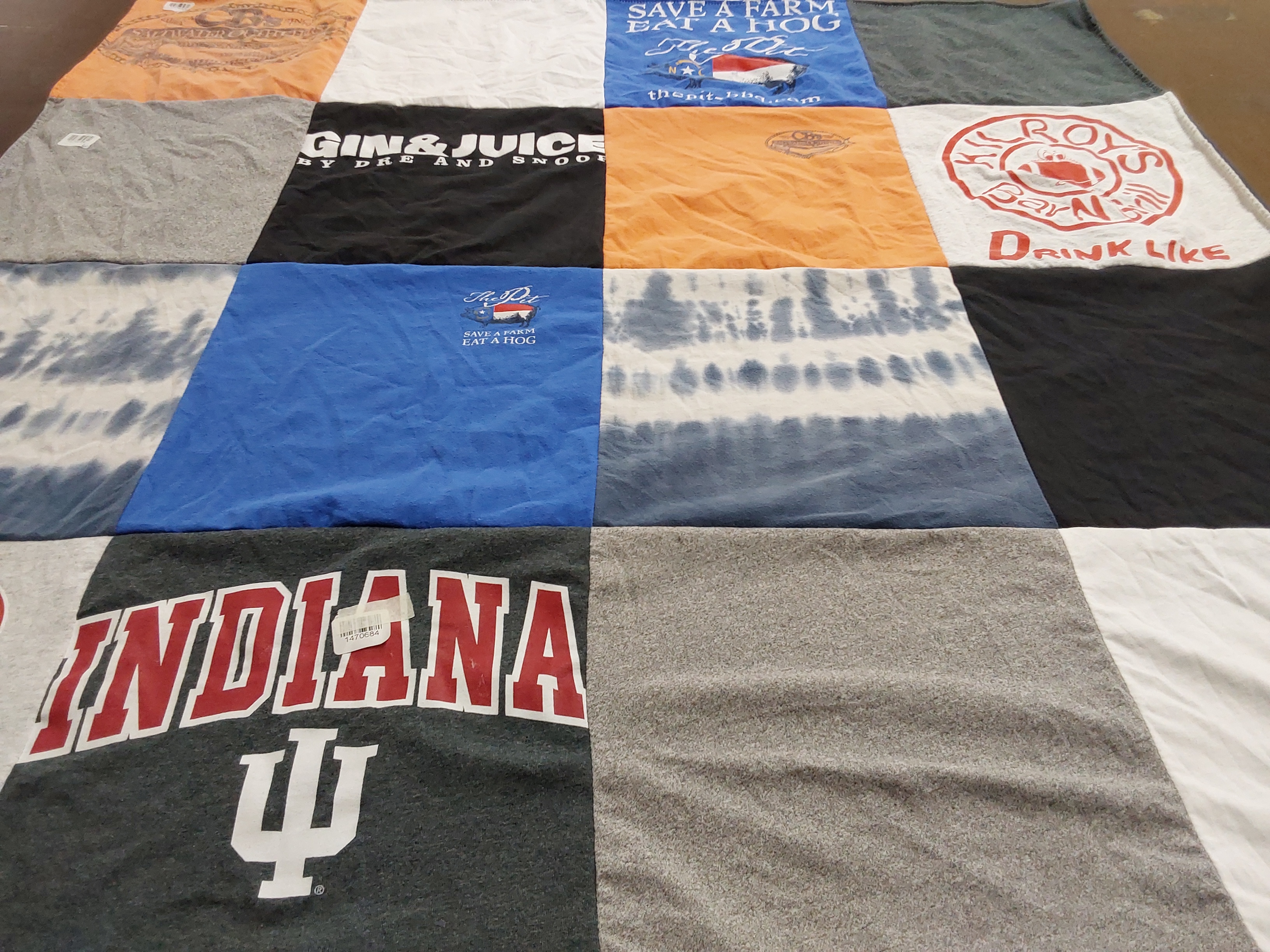T-shirt quilt from indiana university by Leah from NJ