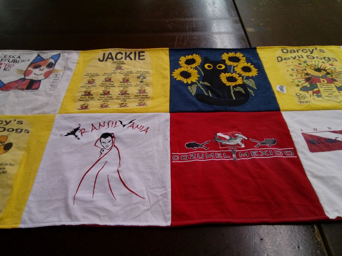 T-shirt quilt by Jackie from OH