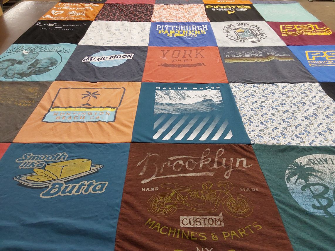 T-shirt quilt featuring pittsburgh panthers by Shannon from PA
