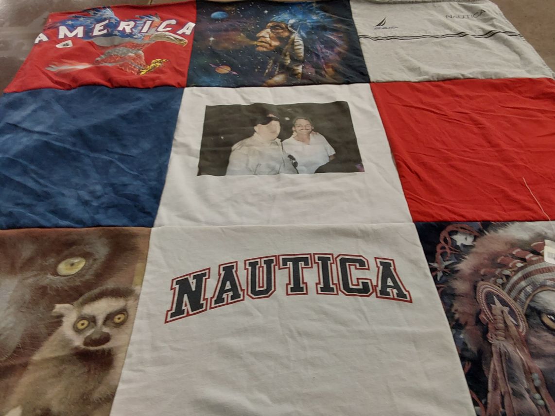 T-shirt quilt by Natalie from FL