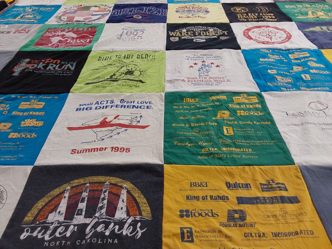 T-shirt quilt from wake forest university by Wendy from VA