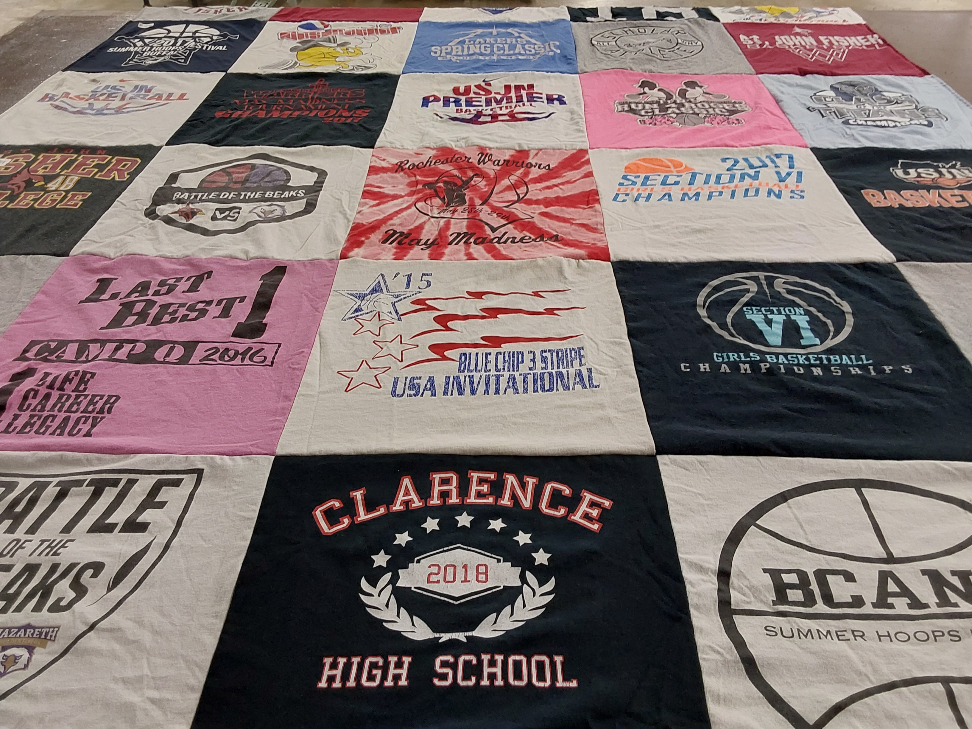 T-shirt quilt featuring bcaan, maryland basketball by Ann from NY