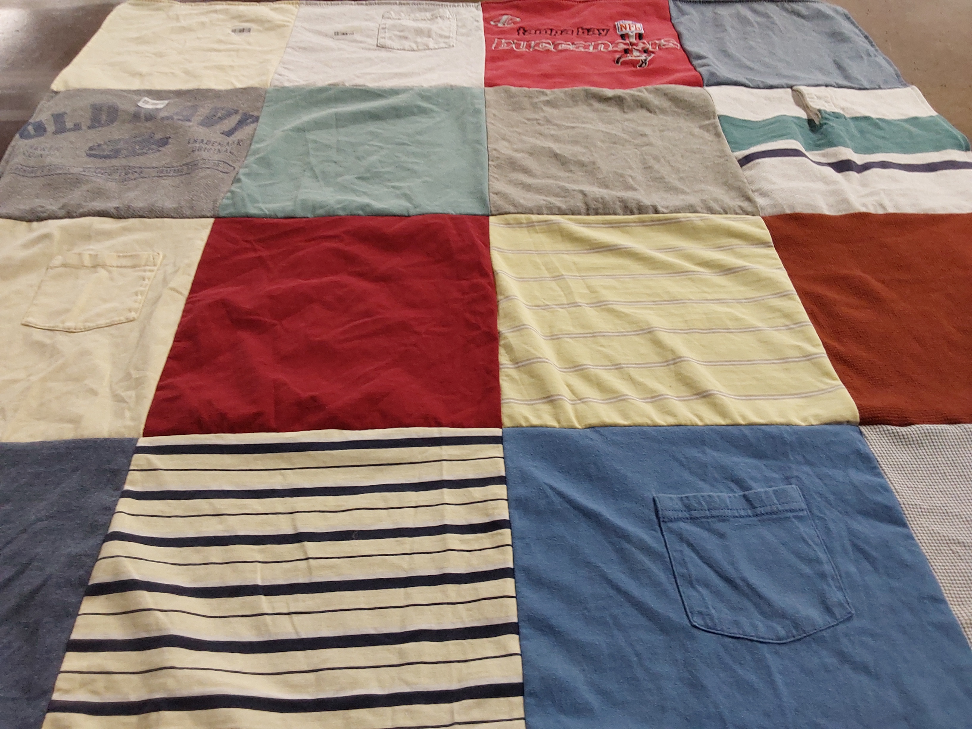 T-shirt quilt by Heather from TN