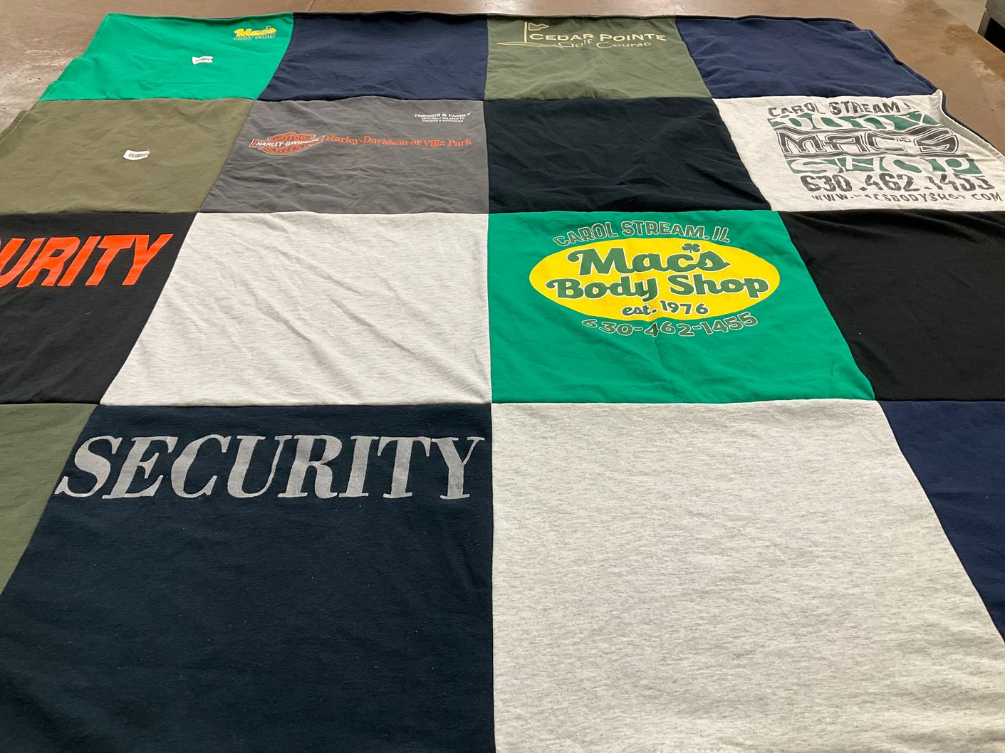 T-shirt quilt by Lisa from IL