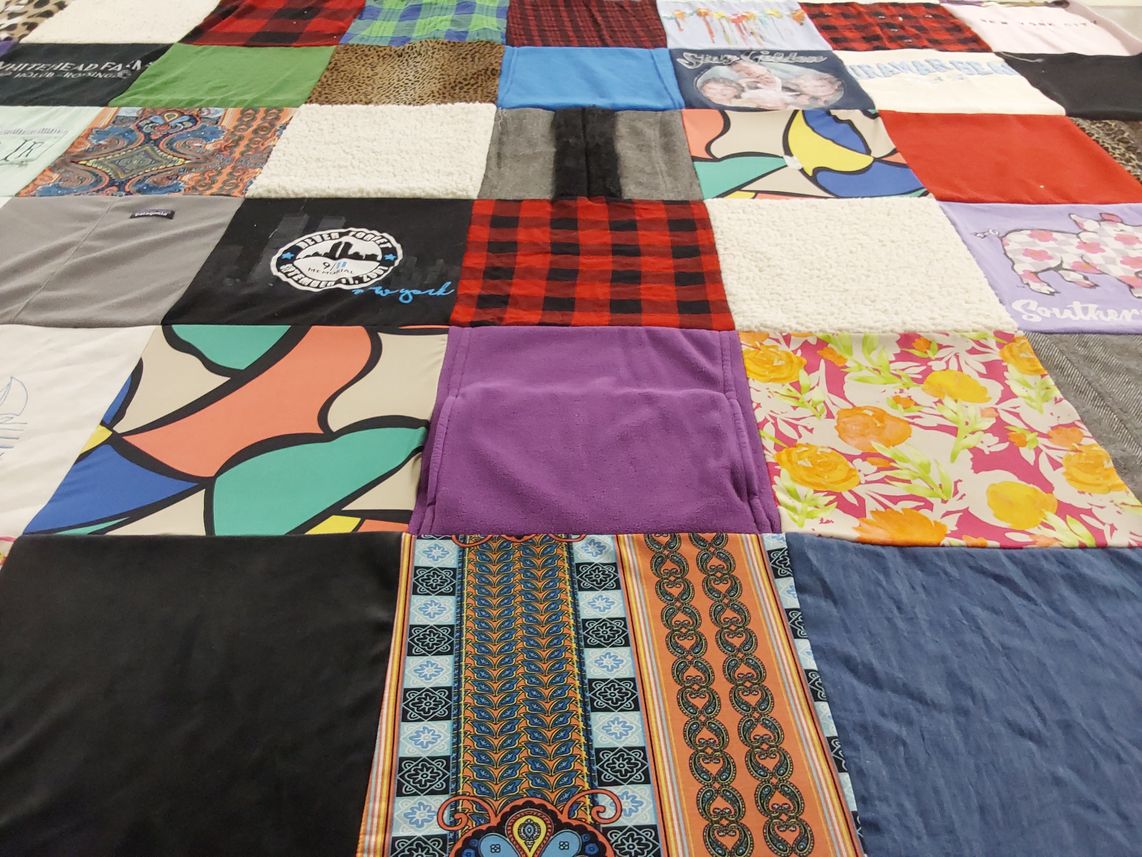T-shirt quilt by Kevin from MS