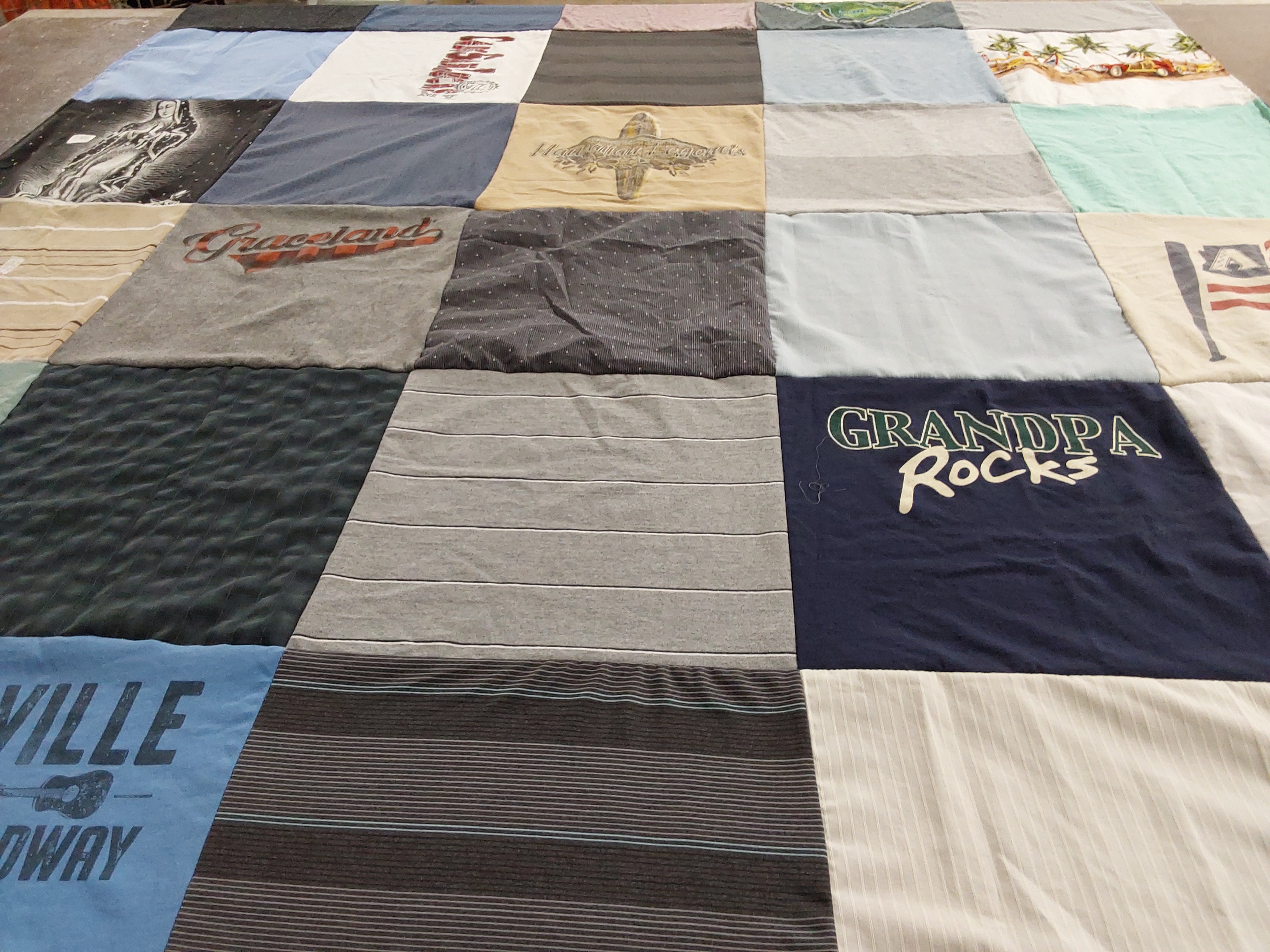 T-shirt quilt by Ray from AZ