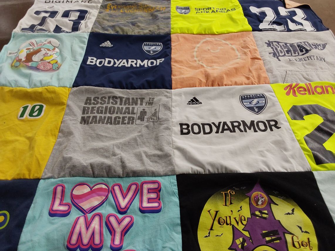 T-shirt quilt featuring sporting sc by Becky from TX