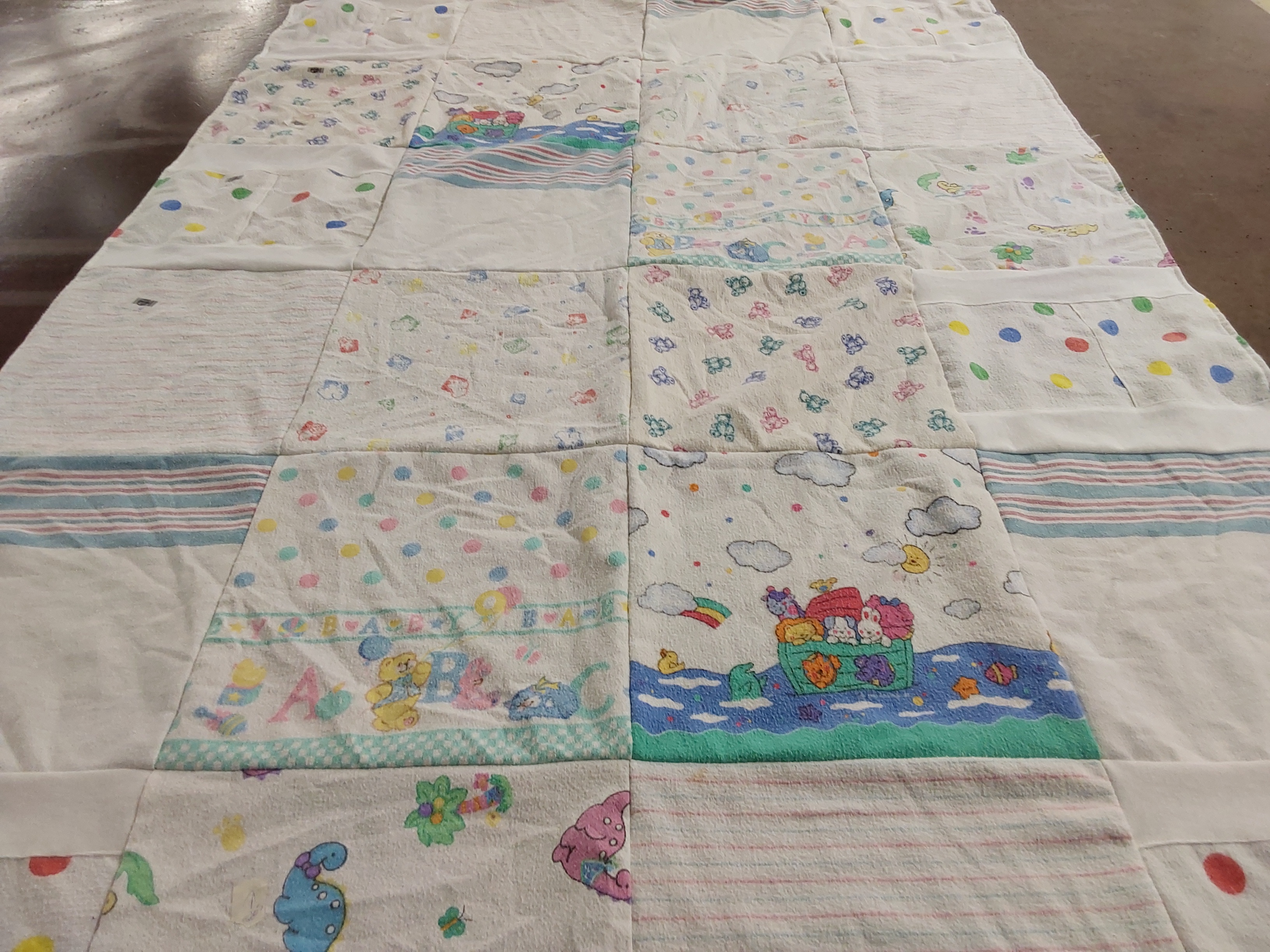 T-shirt quilt with children, toys themes by Scott from VA
