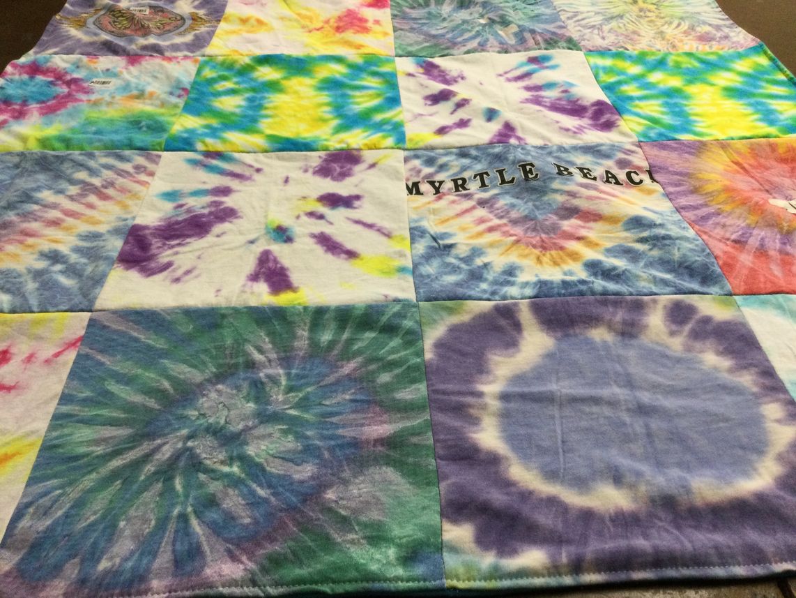 T-shirt quilt by Tabitha from NC