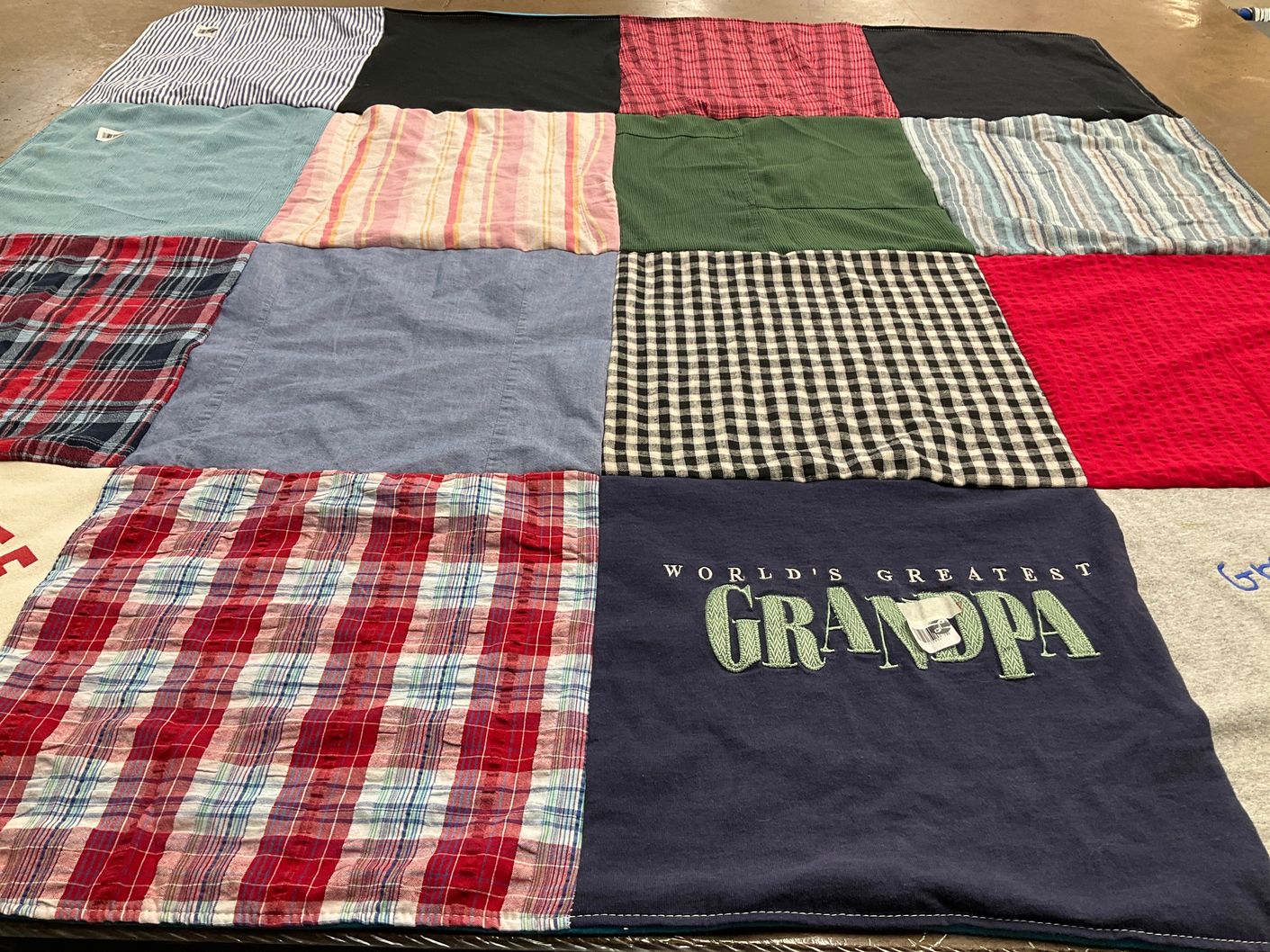 T-shirt quilt by Mary from MD