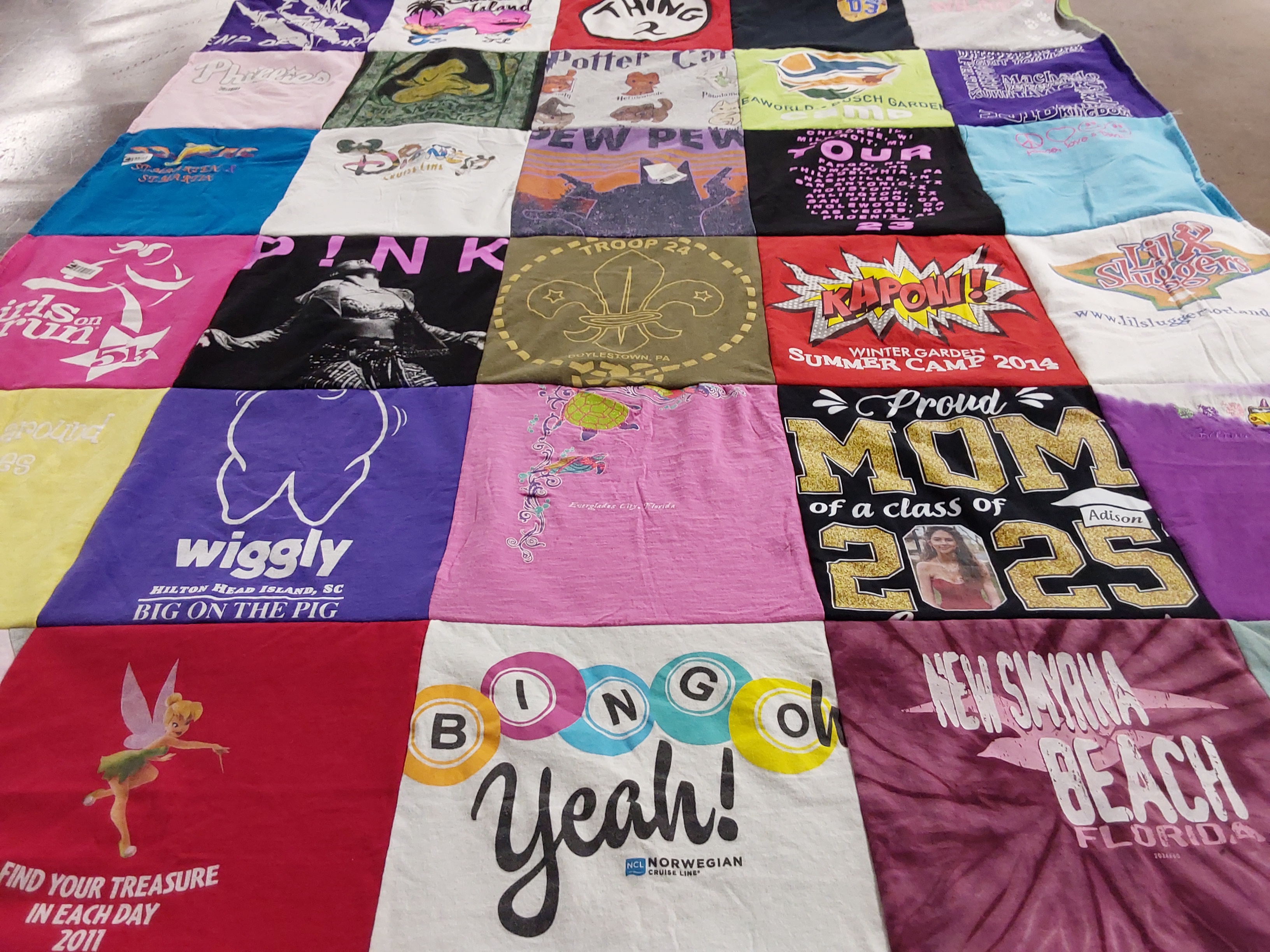 T-shirt quilt featuring not available by Michele from PA