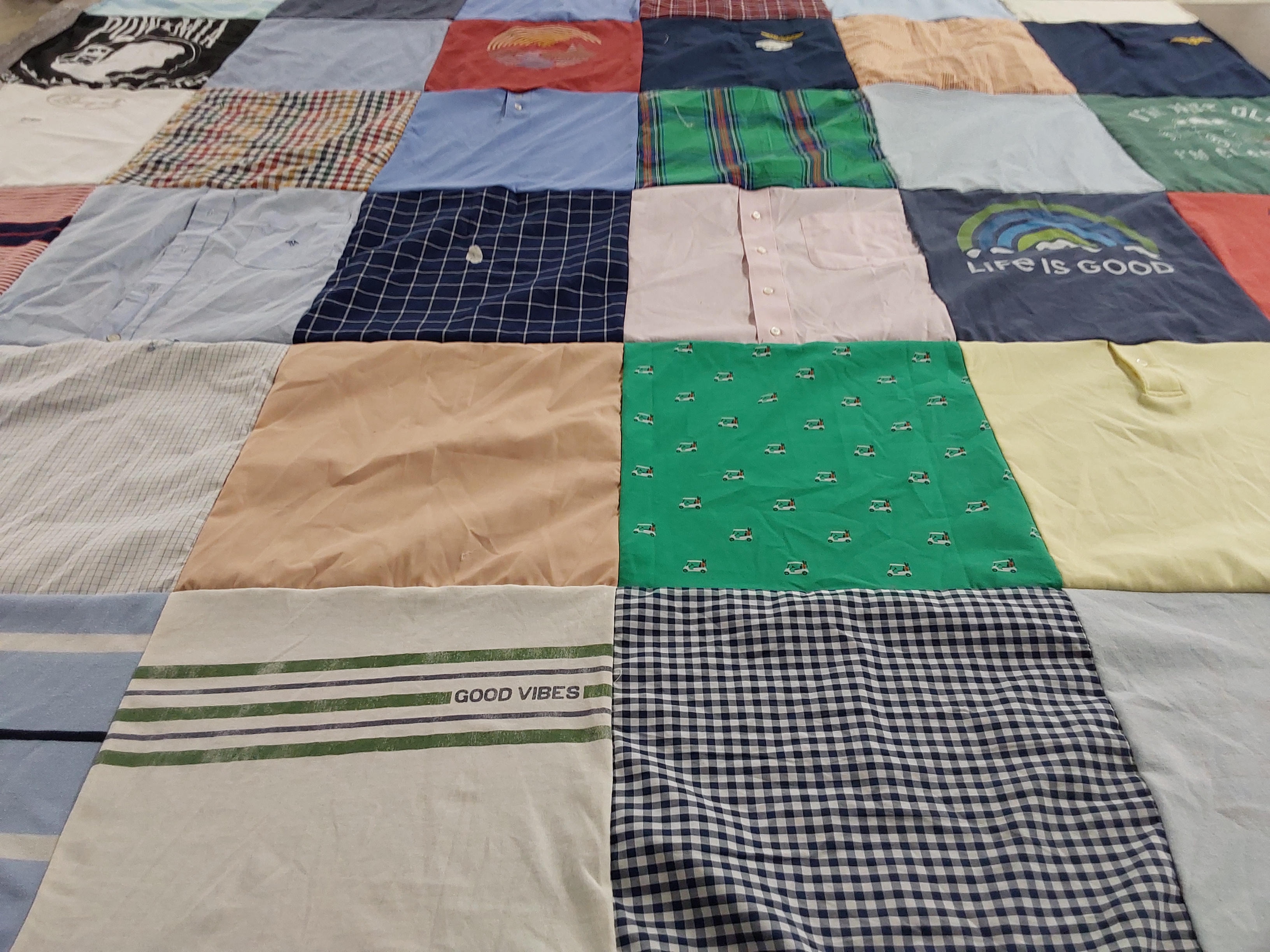 T-shirt quilt by DIANNE from FL