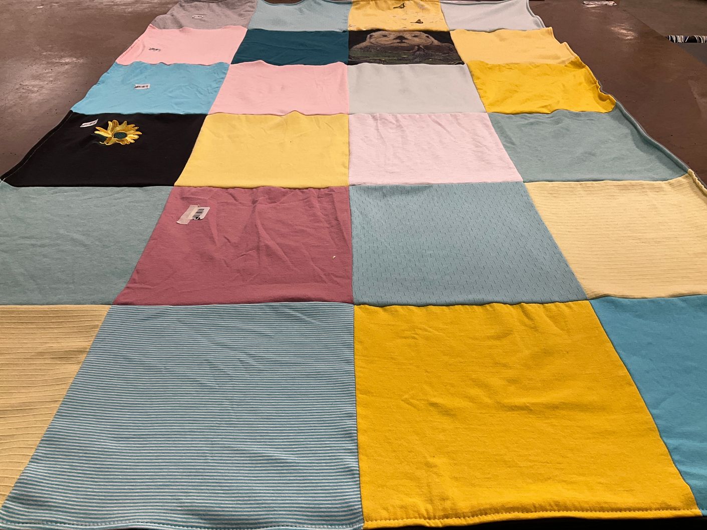 T-shirt quilt by Barbara from CA