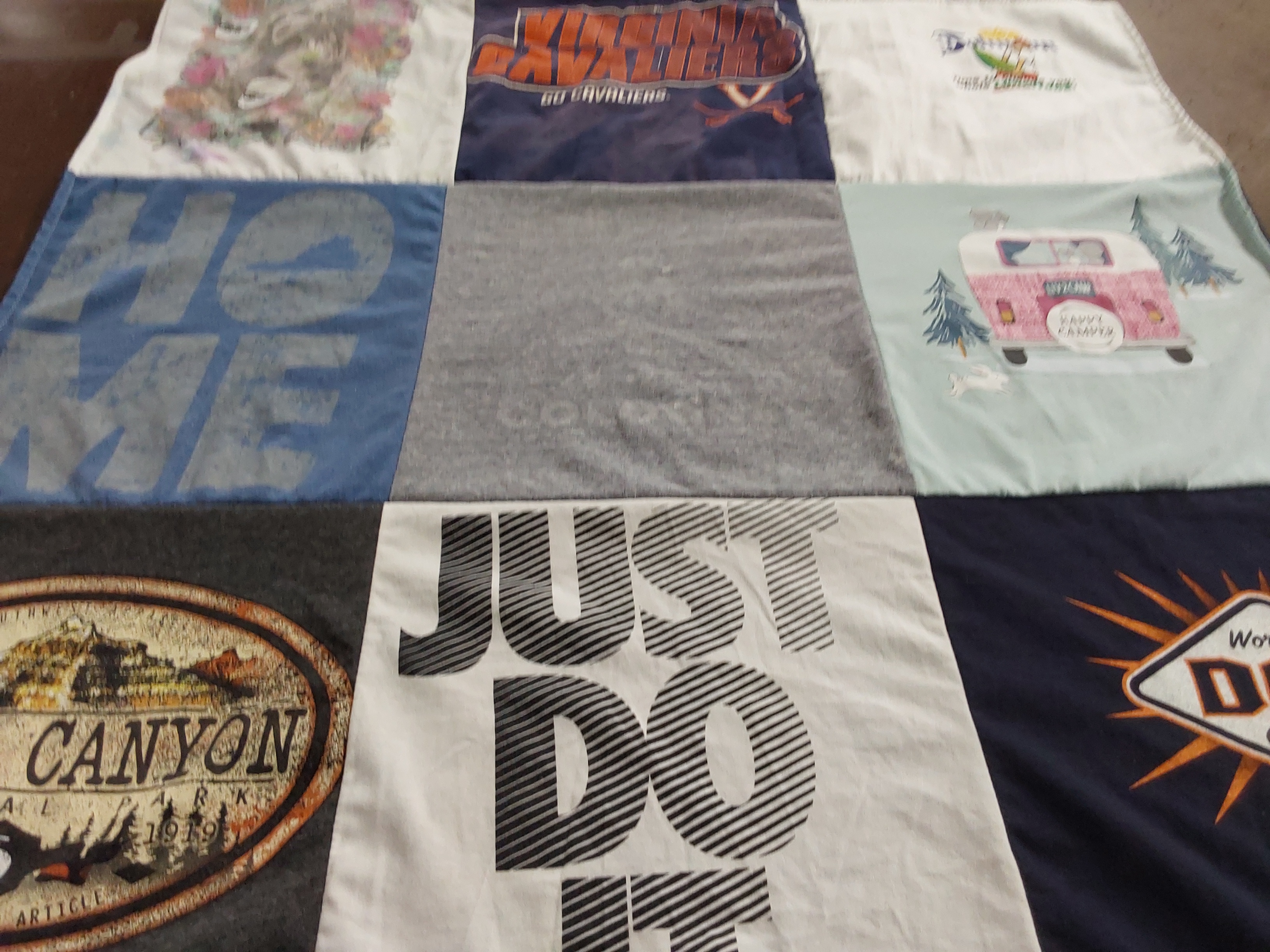 T-shirt quilt from university of virginia by Jennifer from VA
