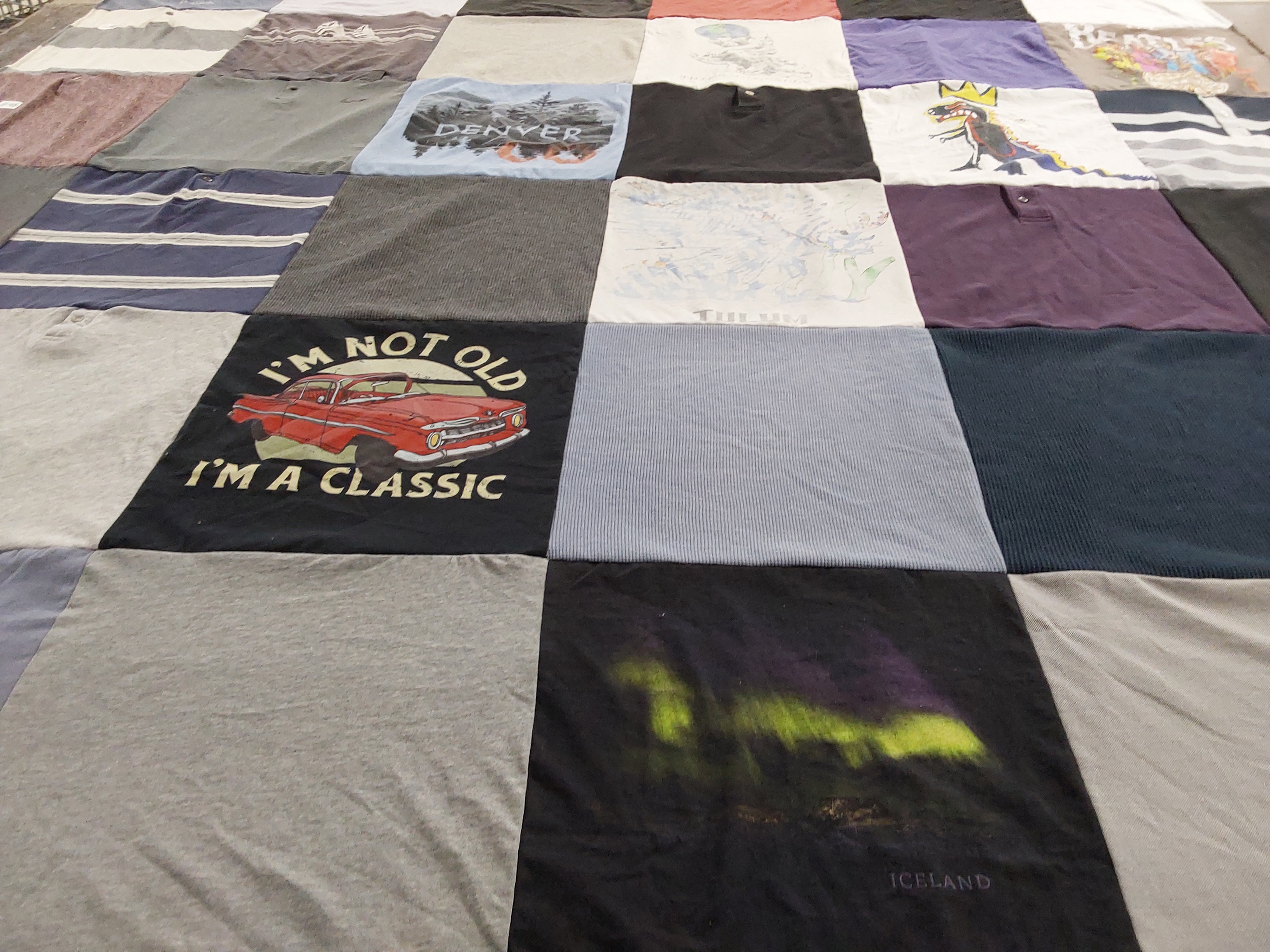 T-shirt quilt by Nadine from NY