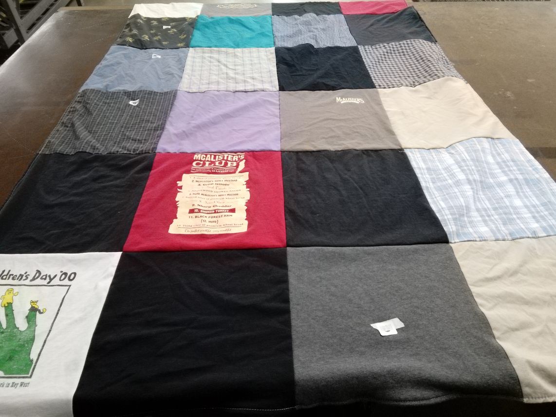 T-shirt quilt by Nikko from LA