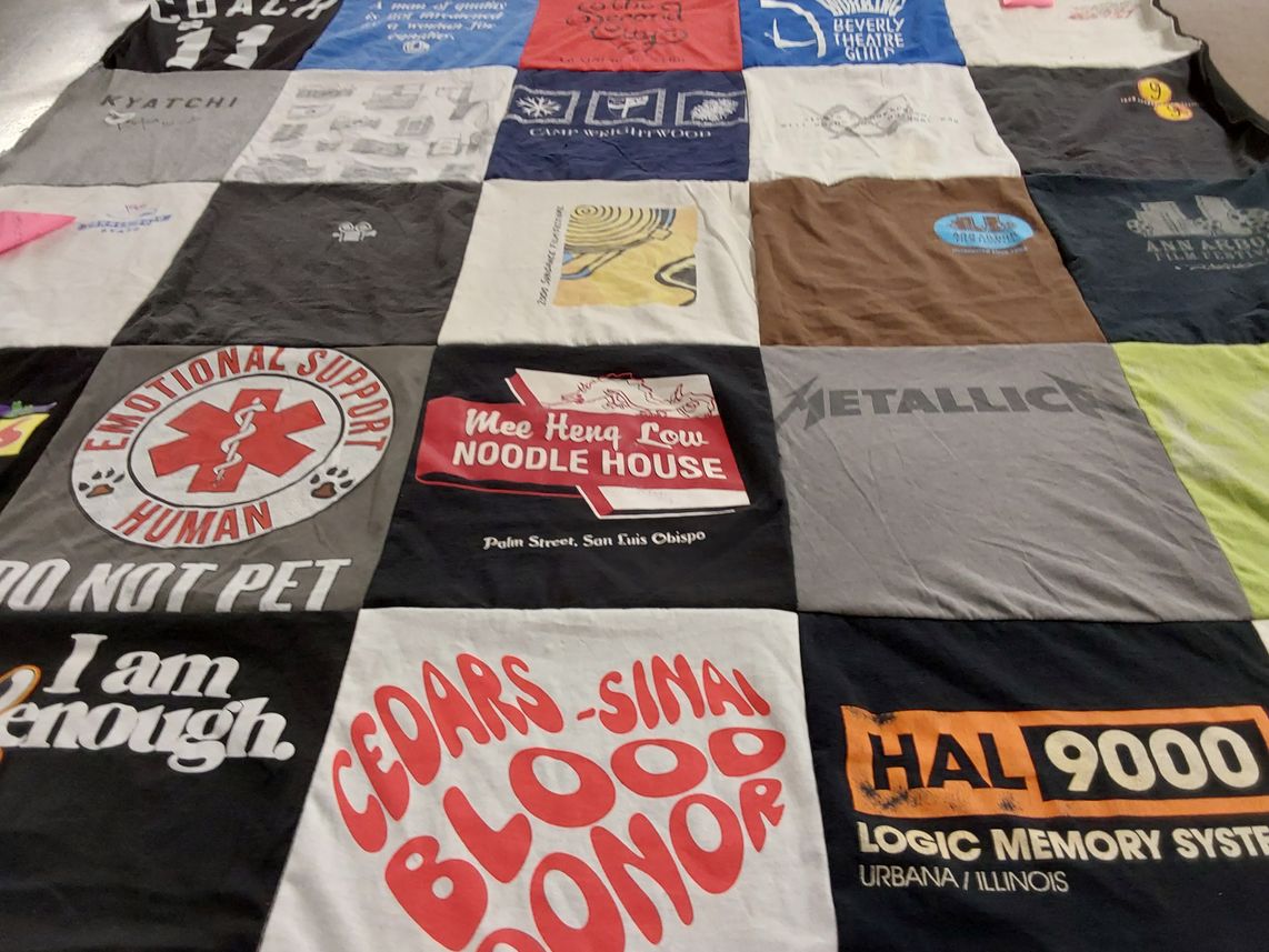 T-shirt quilt by Ken from CA