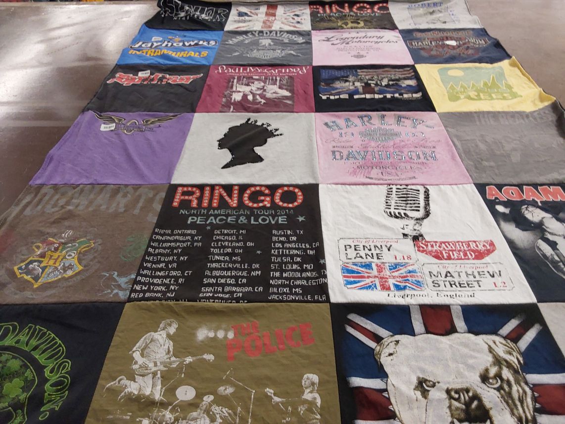 T-shirt quilt from harry potter by Bridgette from MI