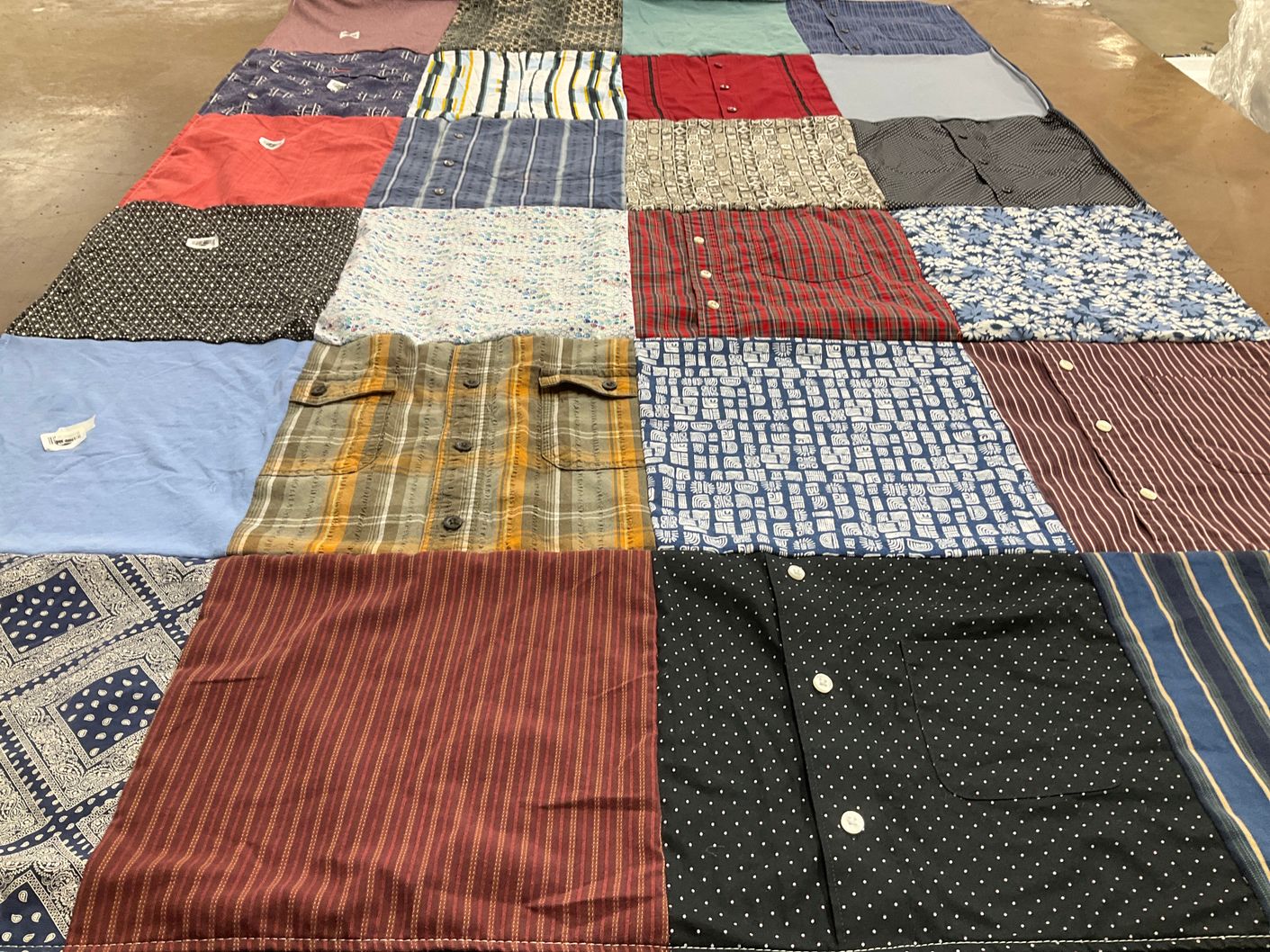 T-shirt quilt with sewing, crafting themes by Alison from FL