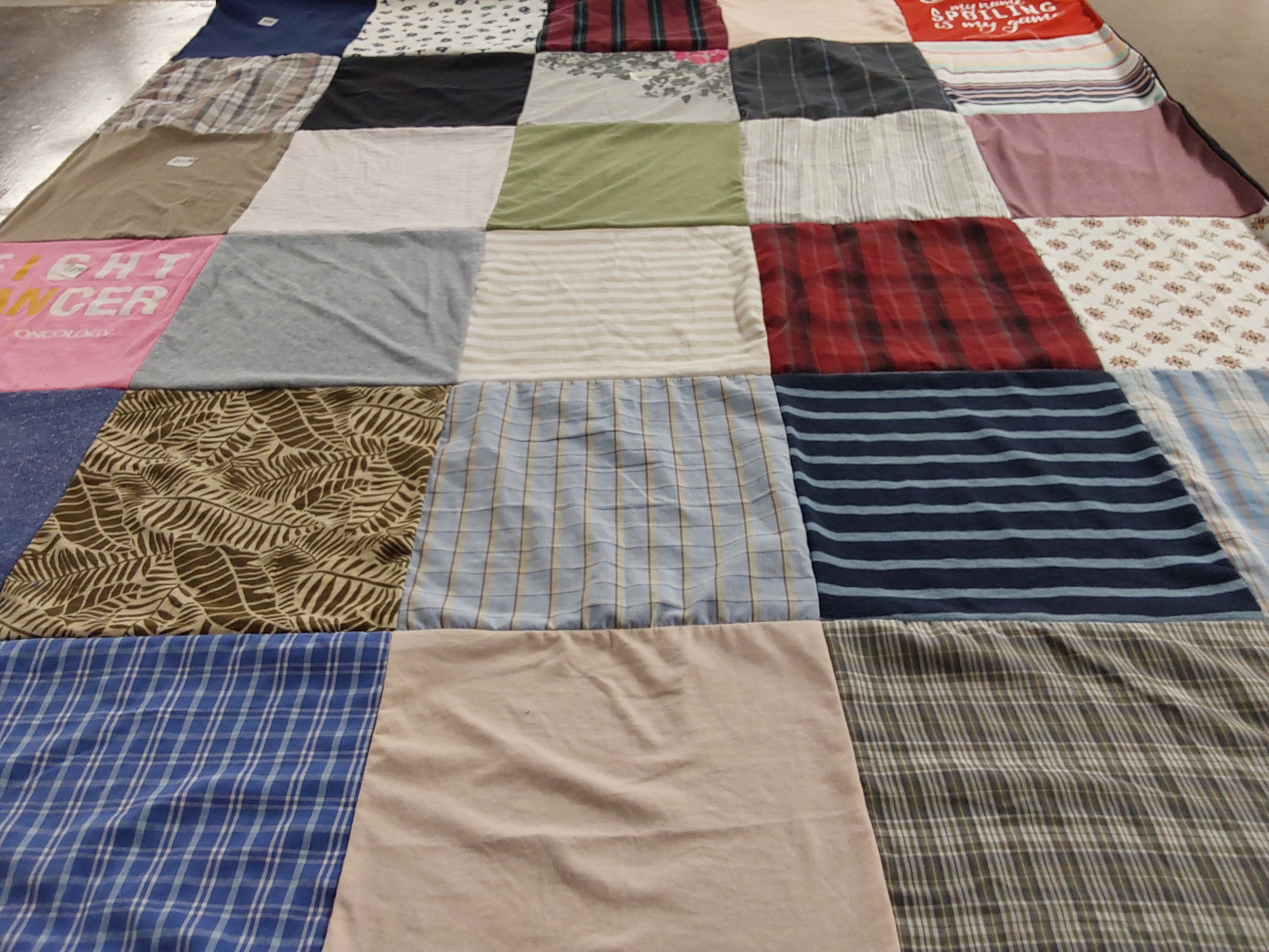 T-shirt quilt by Amy from TX